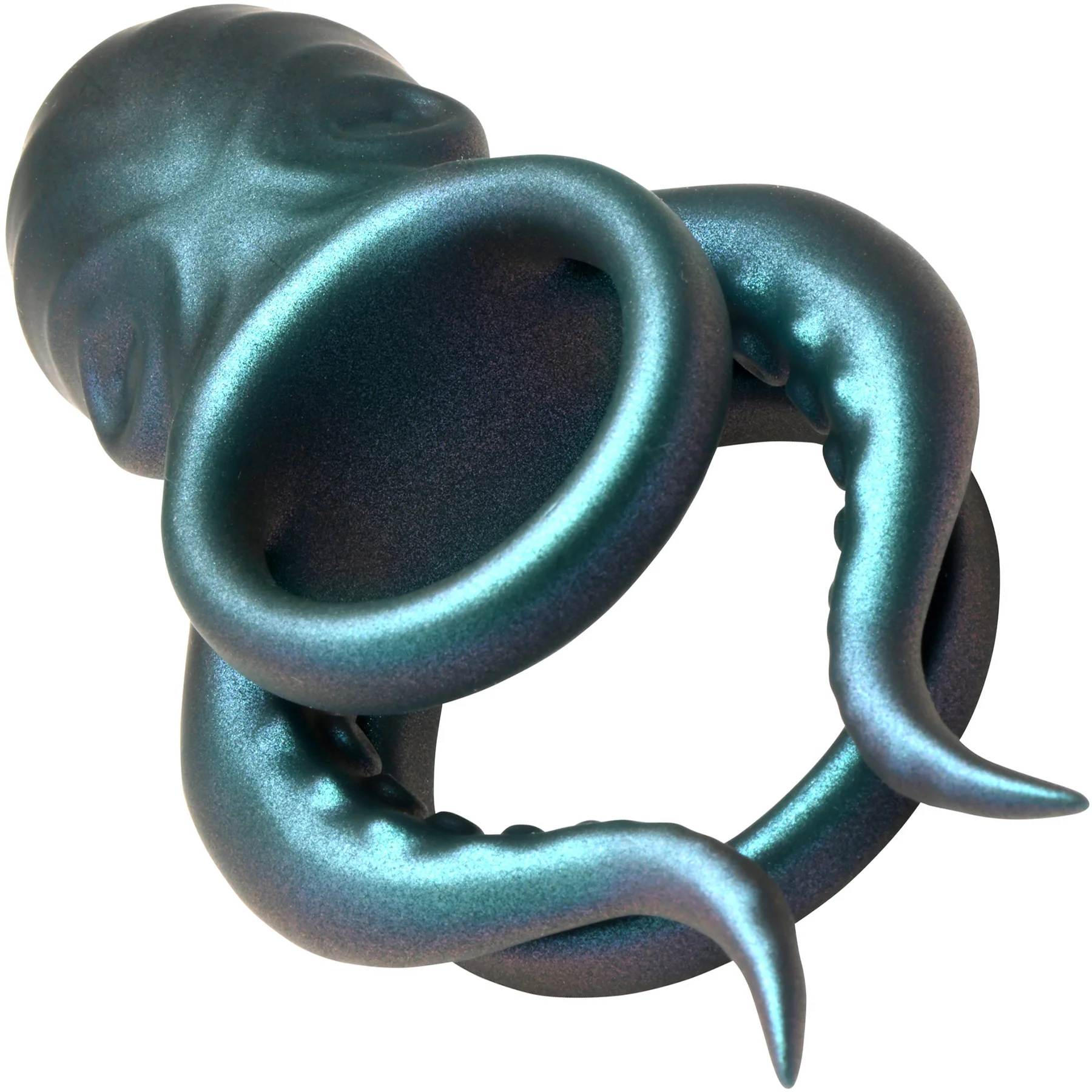 Octo Grip Vibrating Silicone Cock Ring With Remote By Creature Cocks - Image 4