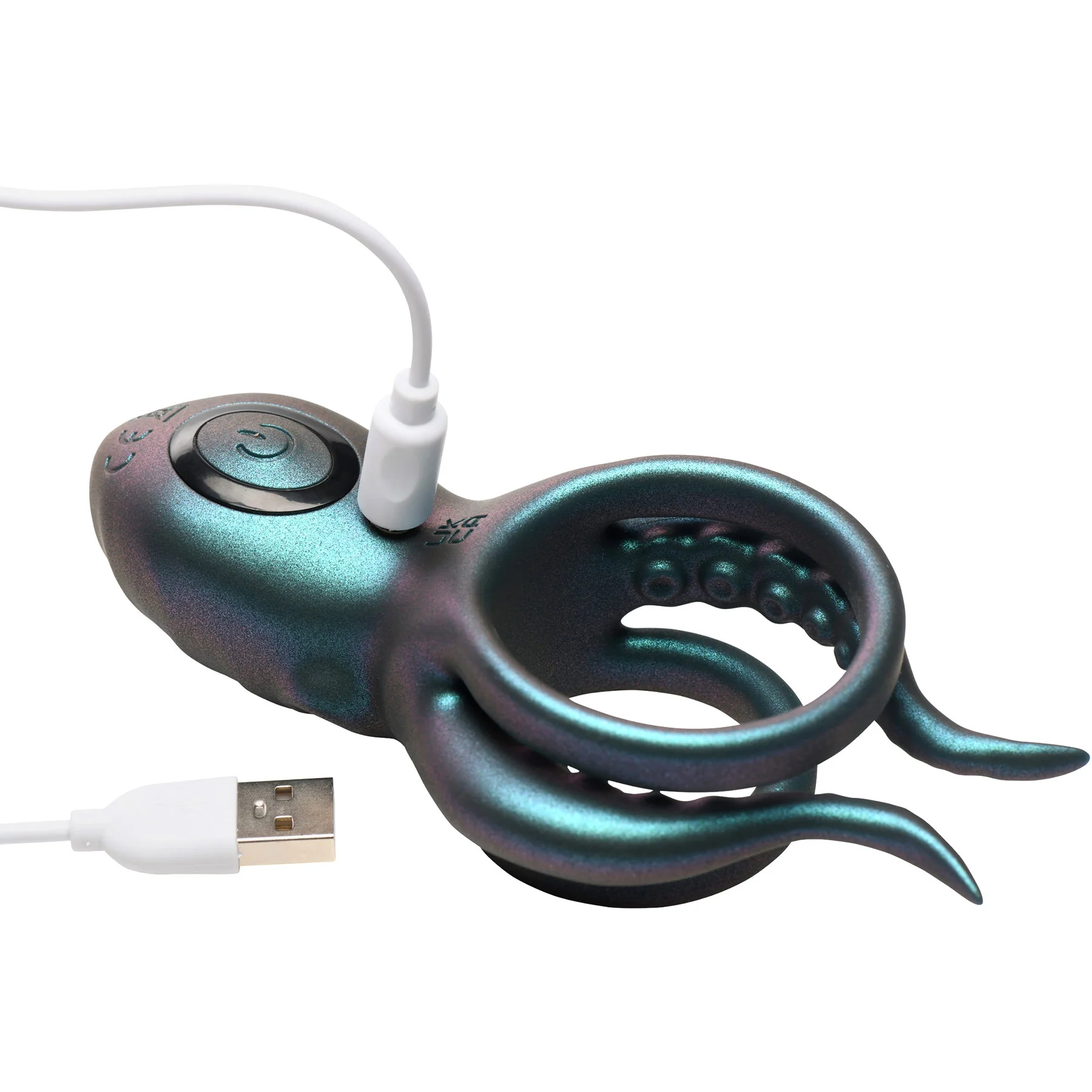 Octo Grip Vibrating Silicone Cock Ring With Remote By Creature Cocks - Image 7