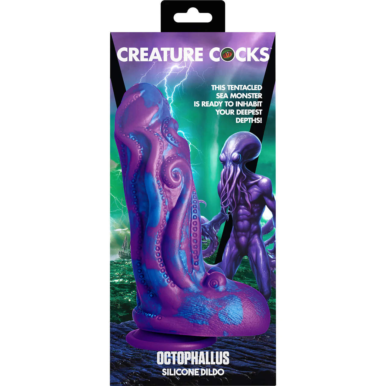 Octophallus 8.75" Silicone Suction Cup Dildo By Creature Cocks - Image 14