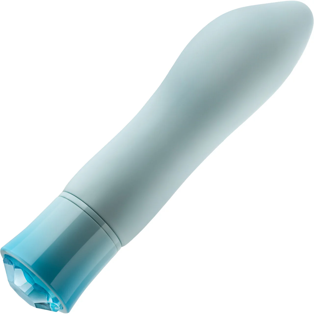 Oh My Gem Ardor Rechargeable Waterproof Silicone Warming Vibrator By Blush - Aquamarine