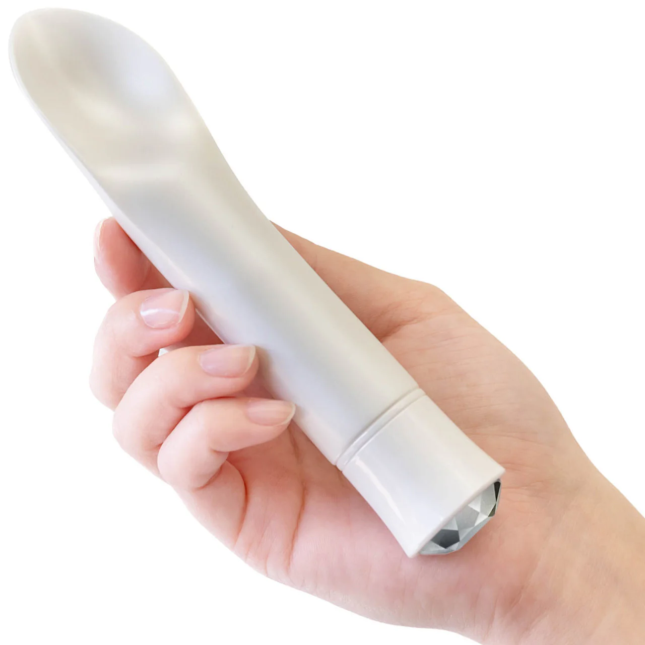 Oh My Gem Bold Rechargeable Waterproof Silicone Warming Clitoral Vibrator By Blush - Diamond - Image 5