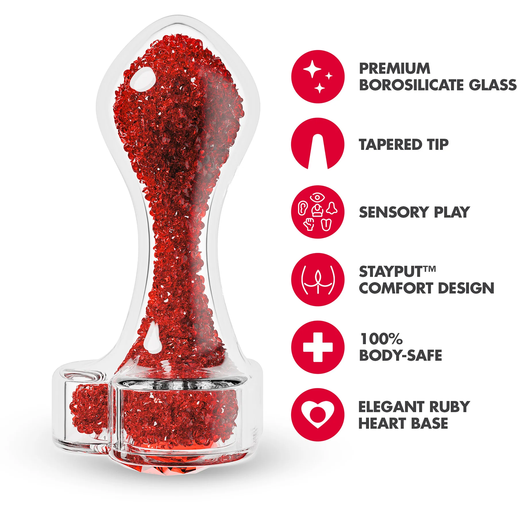 Oh My Gem Lustre Glass Anal Plug By Blush - Image 10