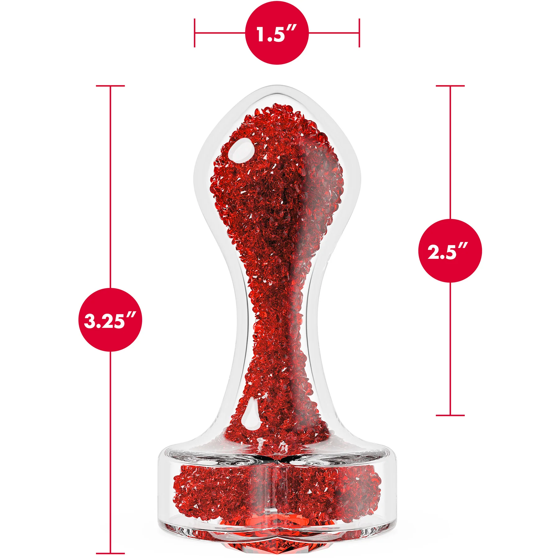 Oh My Gem Lustre Glass Anal Plug By Blush - Image 11