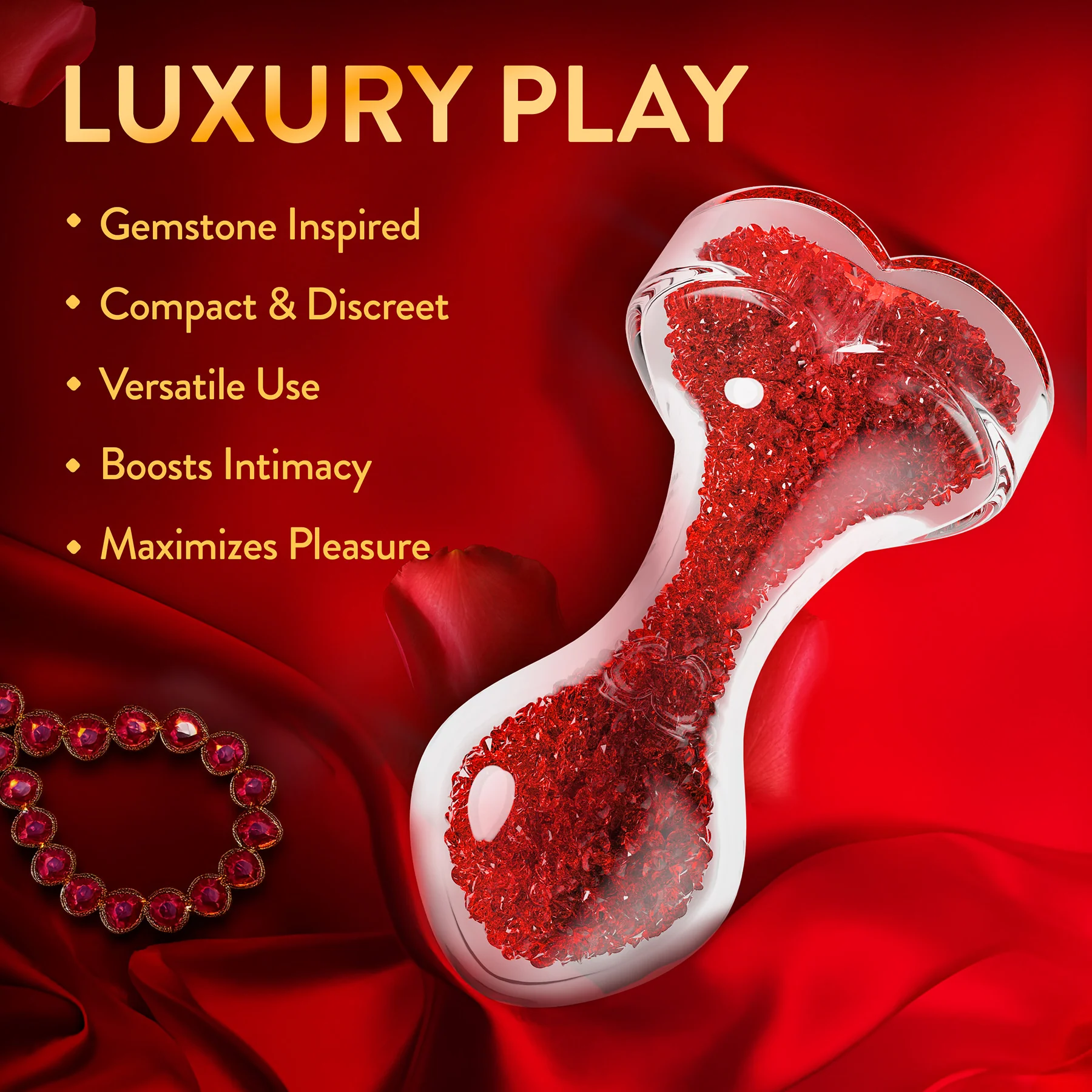 Oh My Gem Lustre Glass Anal Plug By Blush - Image 4