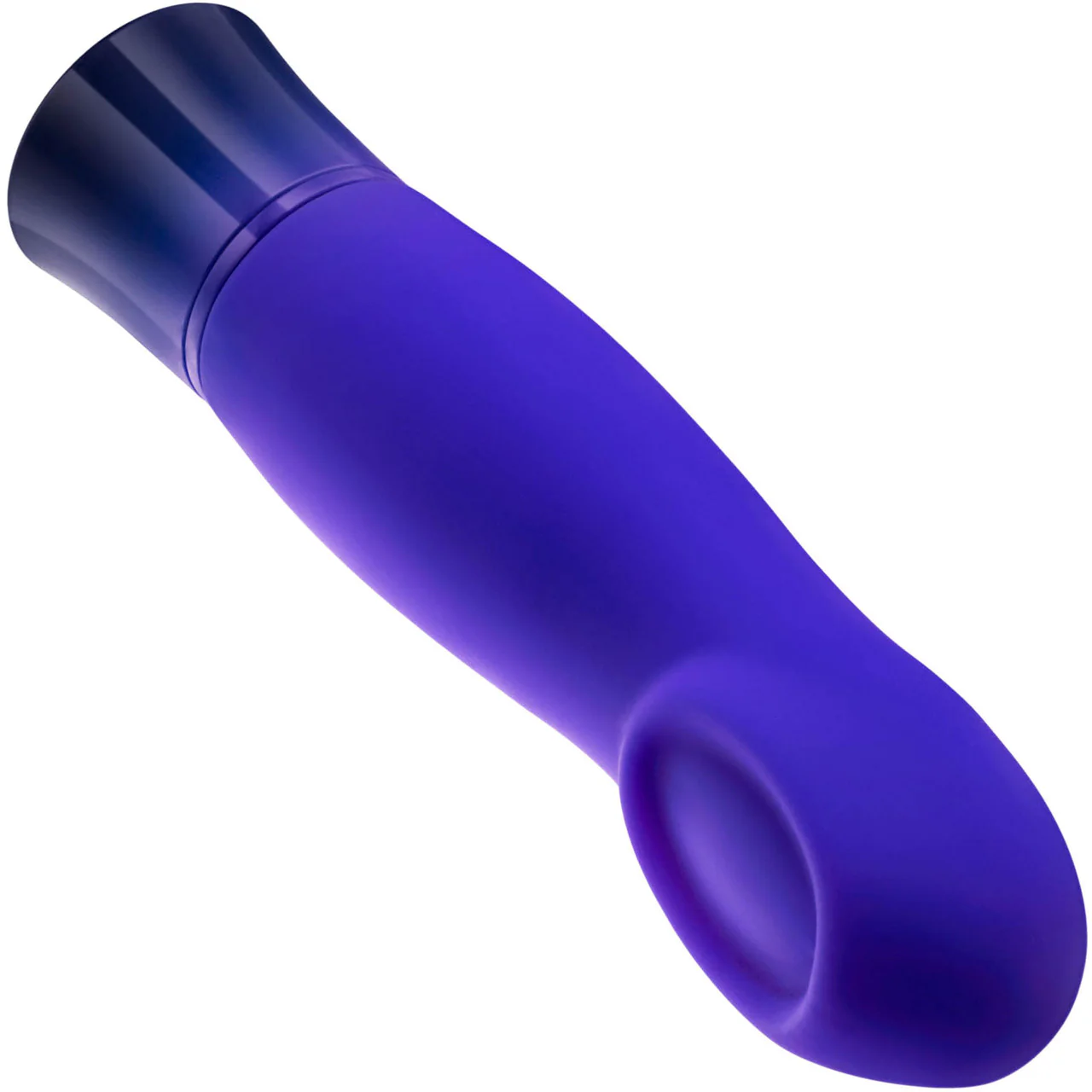 Oh My Gem Mystery Rechargeable Waterproof Silicone Warming Vibrator By Blush - Sapphire - Image 4
