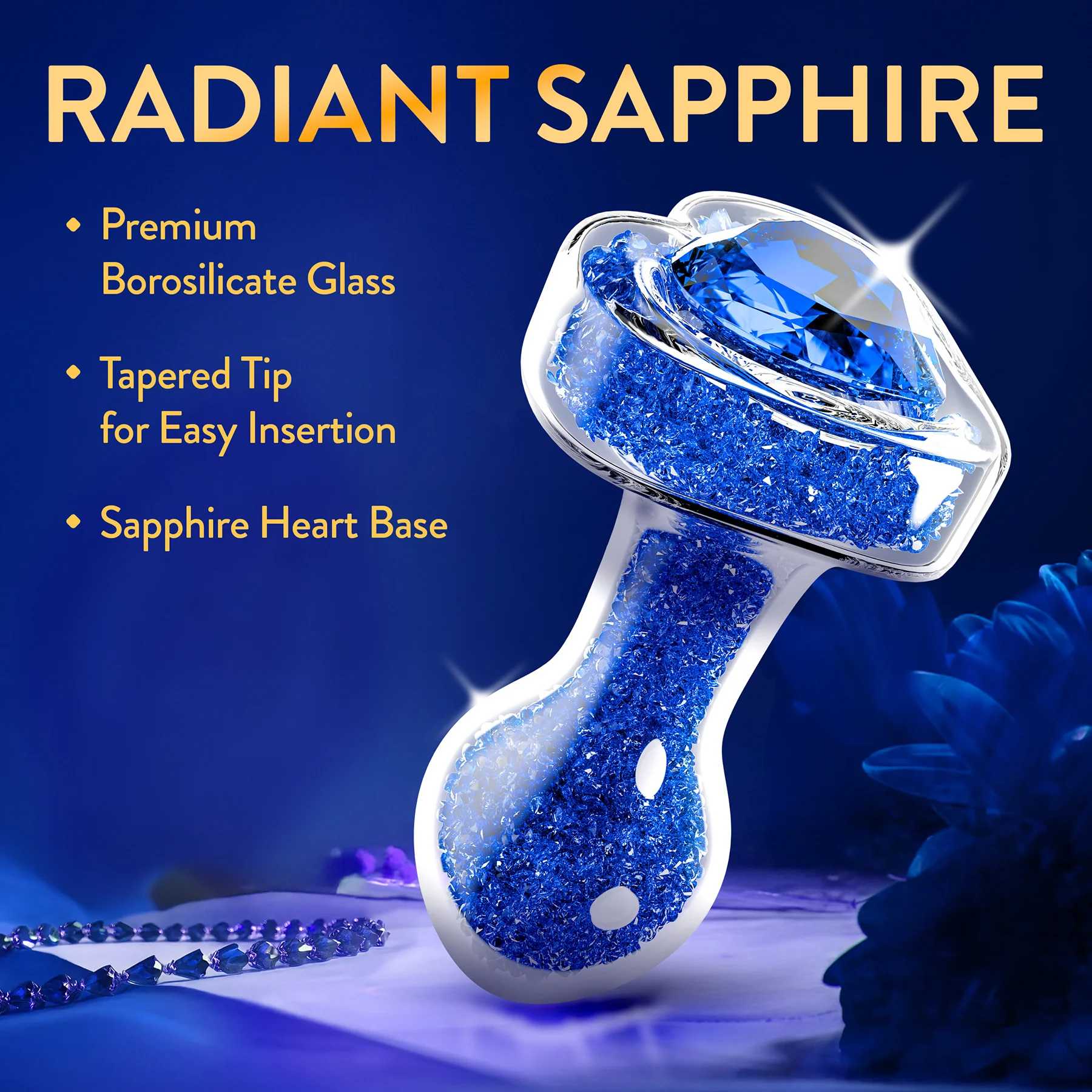 Oh My Gem Prestige Glass Anal Plug By Blush - Image 2