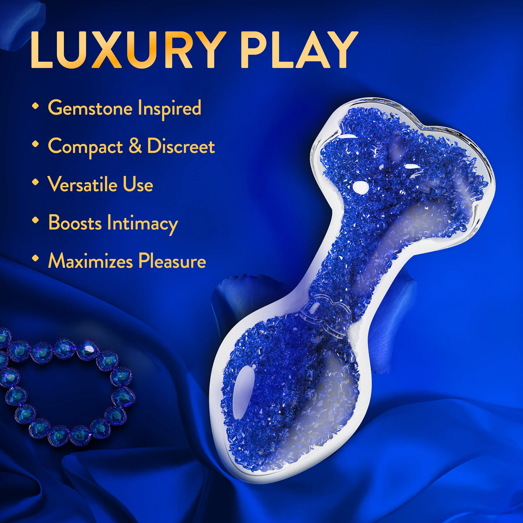 Oh My Gem Prestige Glass Anal Plug By Blush - Image 4