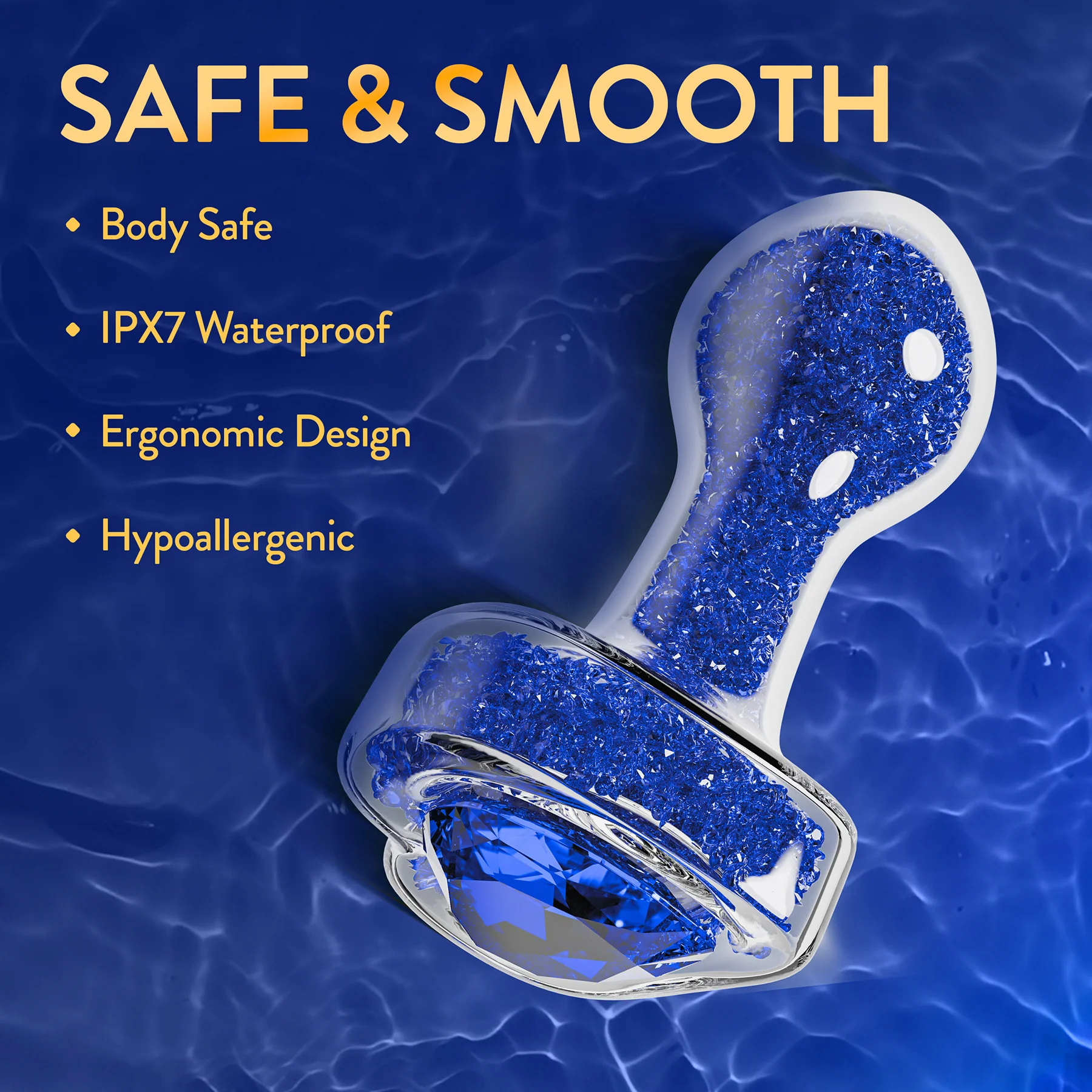 Oh My Gem Prestige Glass Anal Plug By Blush - Image 6