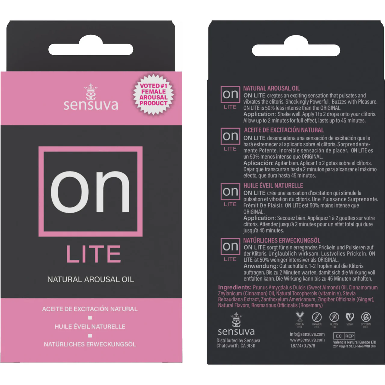 ON Natural Arousal Oil by Sensuva 5 ml - Lite - Image 4