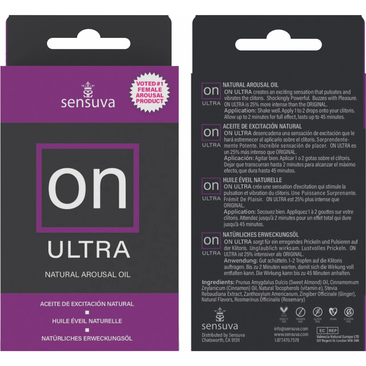 ON Natural Arousal Oil by Sensuva 5 ml - Ultra - Image 4
