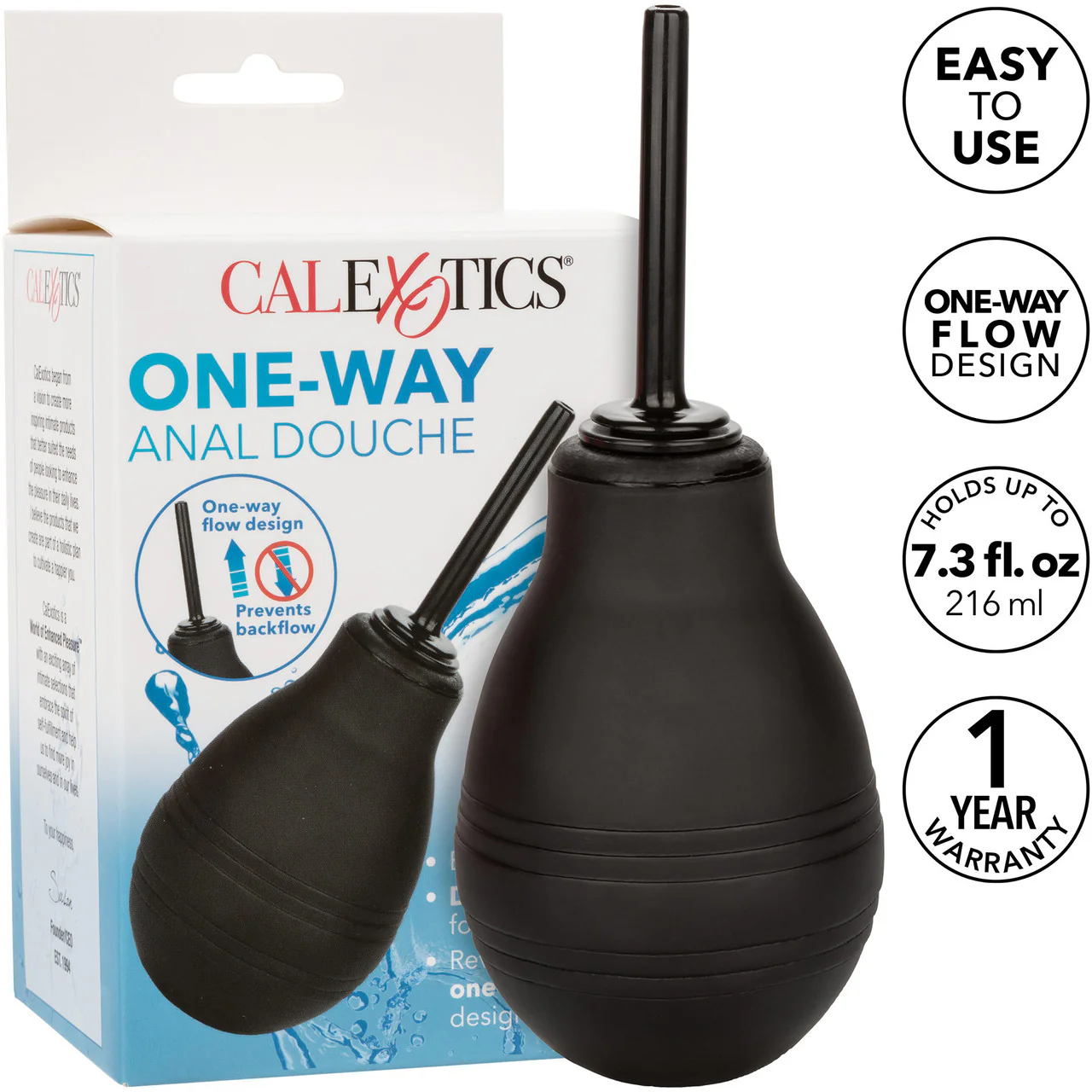 One Way Anal Douche Cleansing Tool By CalExotics - Image 7