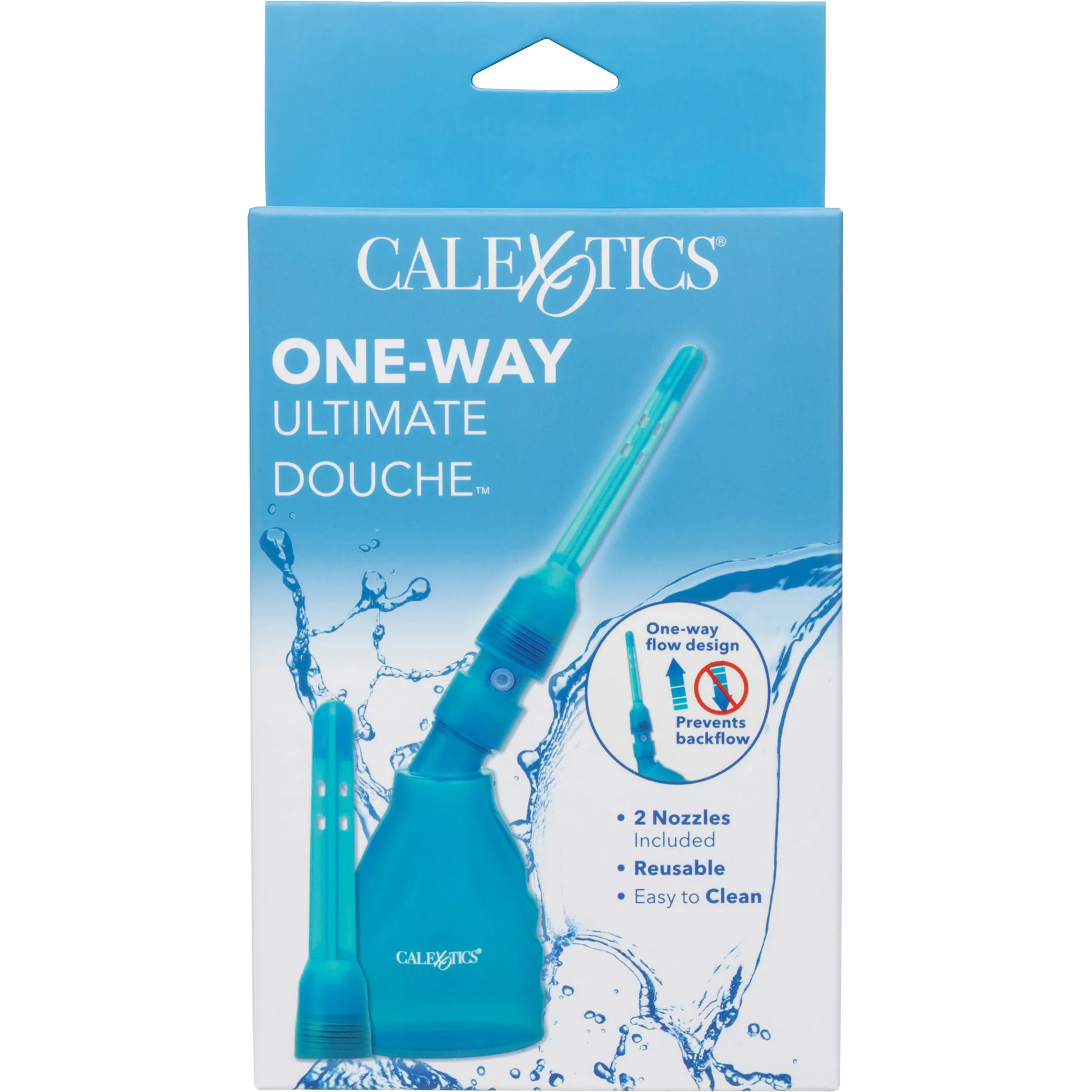 One-Way Ultimate Douche With Two Nozzles By CalExotics - Image 14