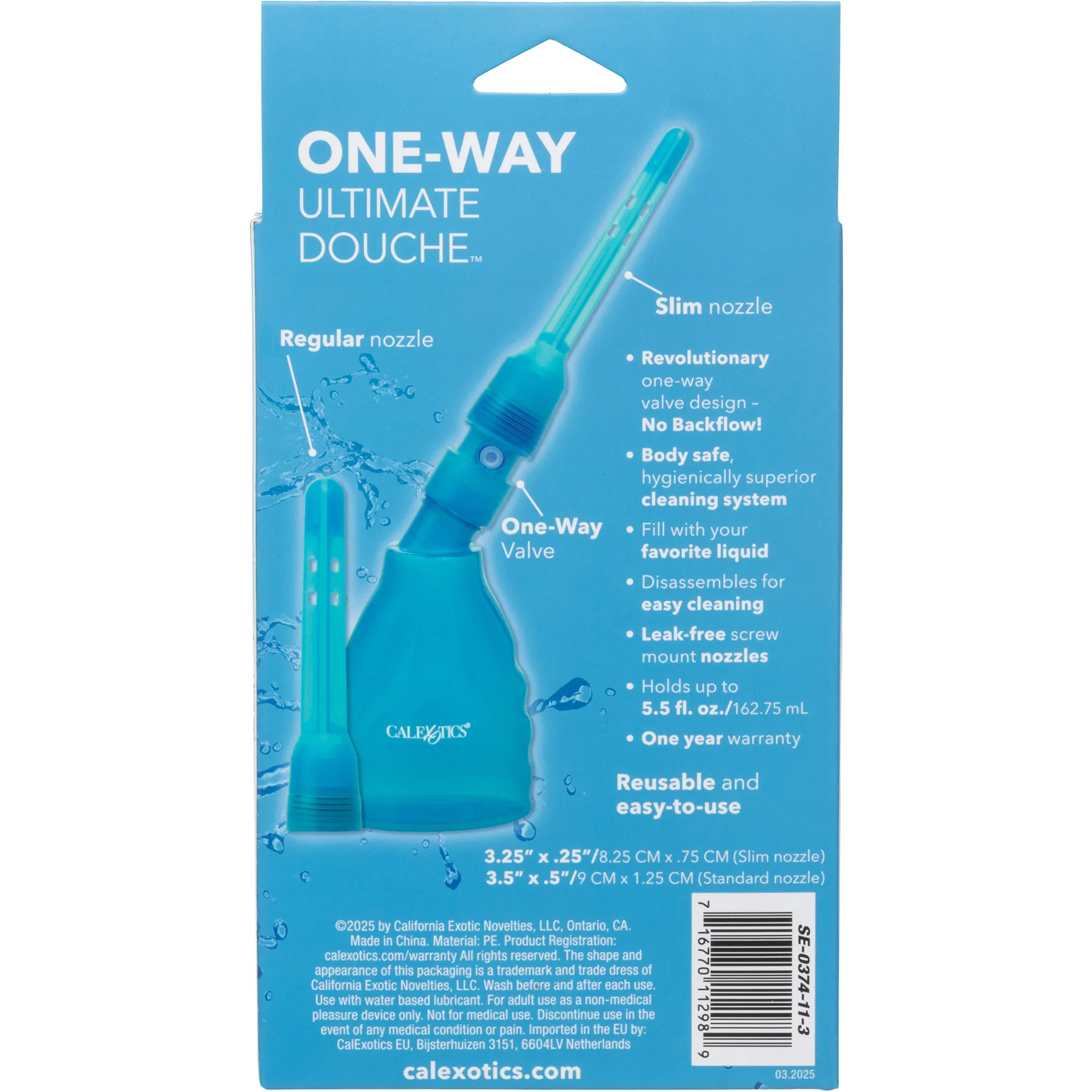 One-Way Ultimate Douche With Two Nozzles By CalExotics - Image 15