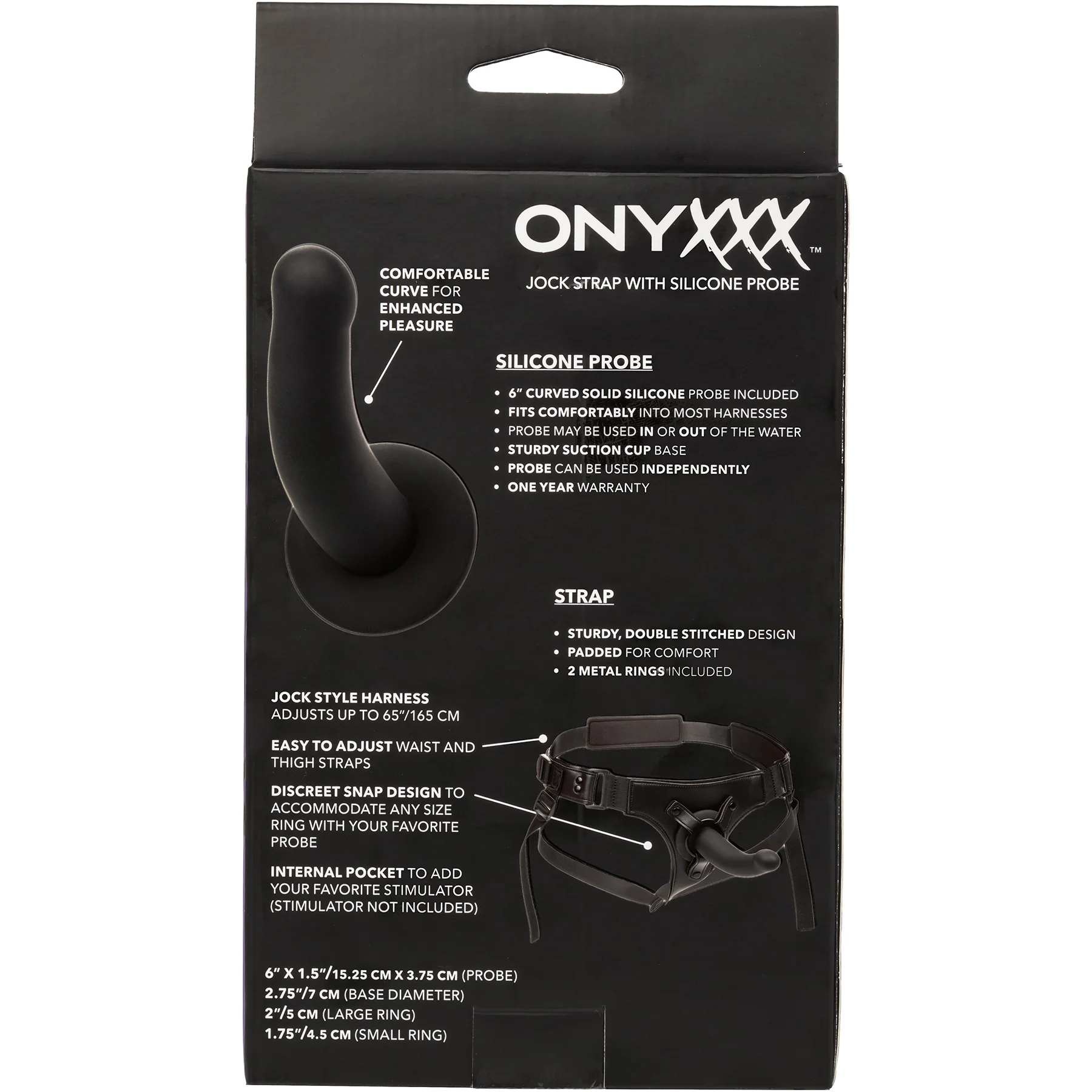Onyxxx™ Jock Strap with Silicone Probe By CalExotics - Image 10