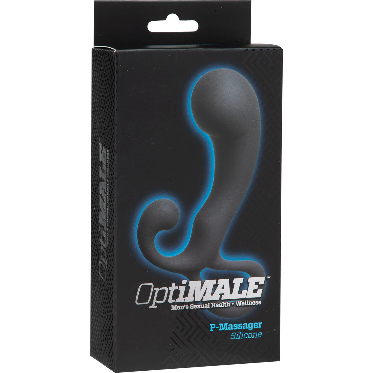 OptiMALE P-Massager Silicone Prostate Massager By Doc Johnson - Slate - Image 2