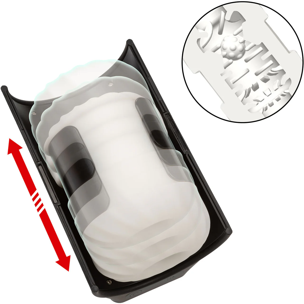 Optimum Power 5 Function Power Thruster Rechargeable Penis Masturbator By CalExotics - Image 5