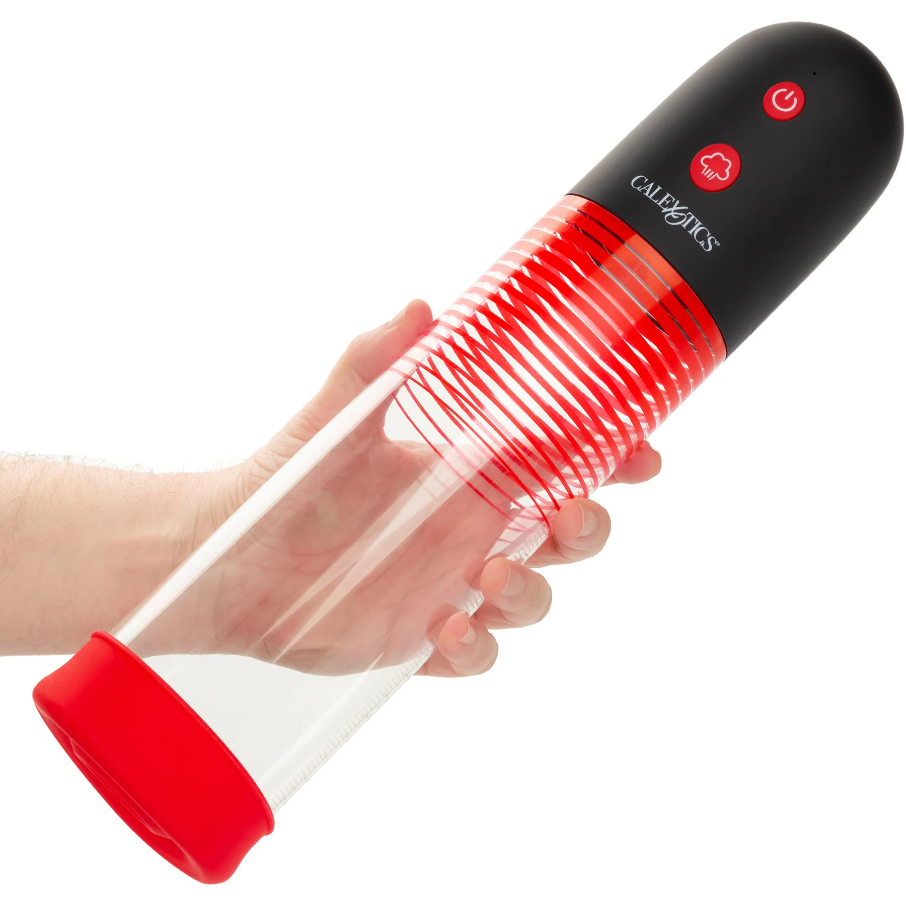 Optimum Series Big Man's Rechargeable EZ Pump Penis Pump By CalExotics - Image 2