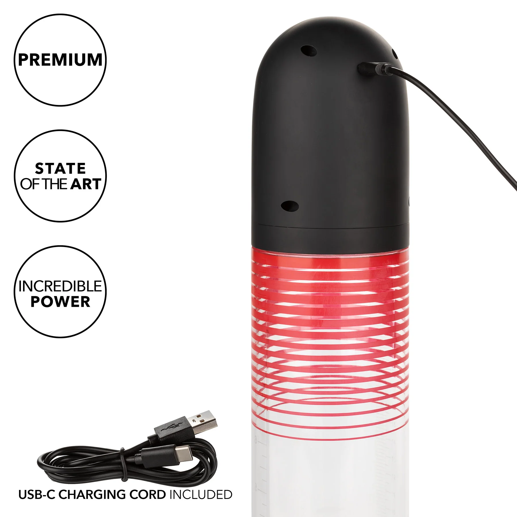 Optimum Series Big Man's Rechargeable EZ Pump Penis Pump By CalExotics - Image 7
