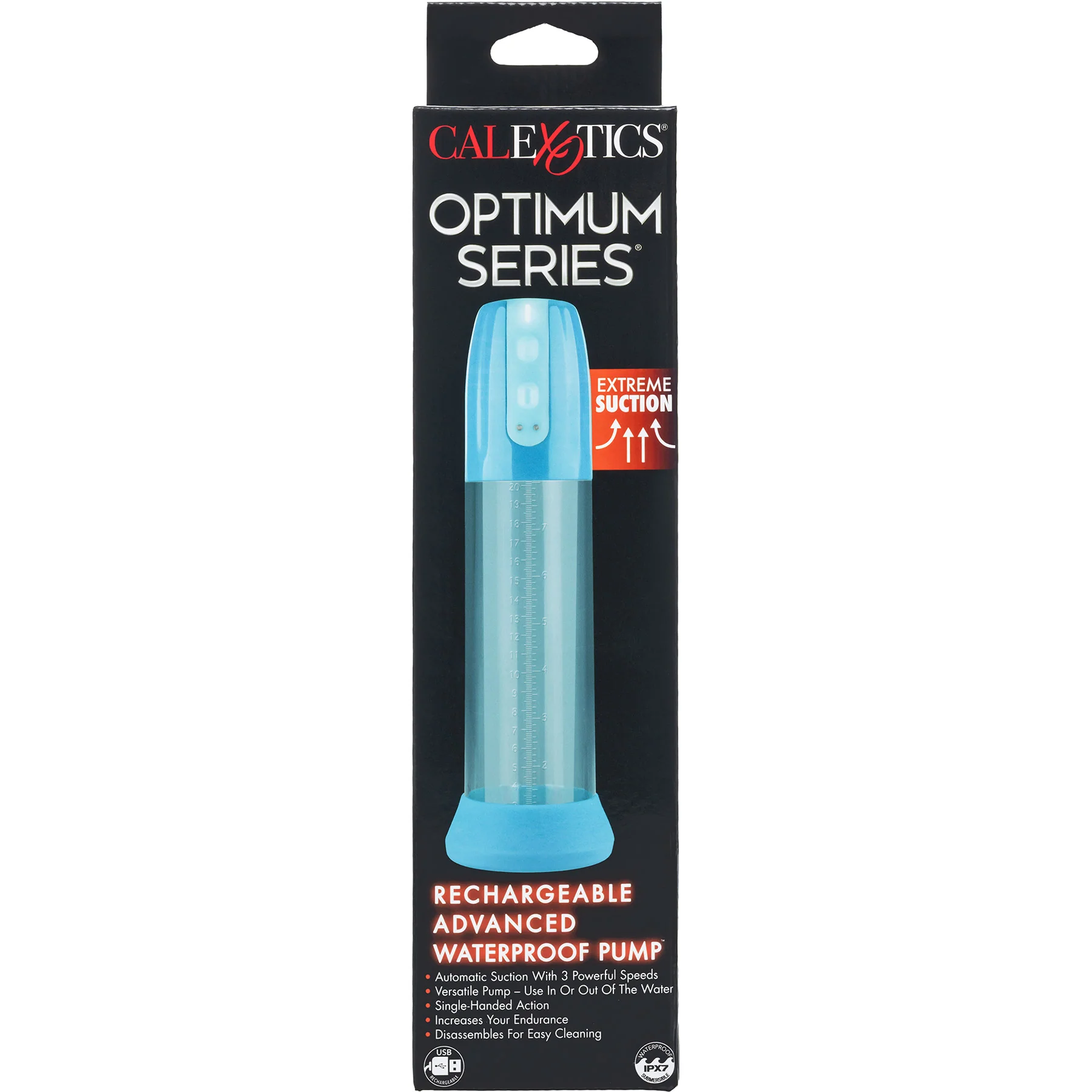 Optimum Series® Rechargeable Advanced Waterproof Penis Pump - Image 6