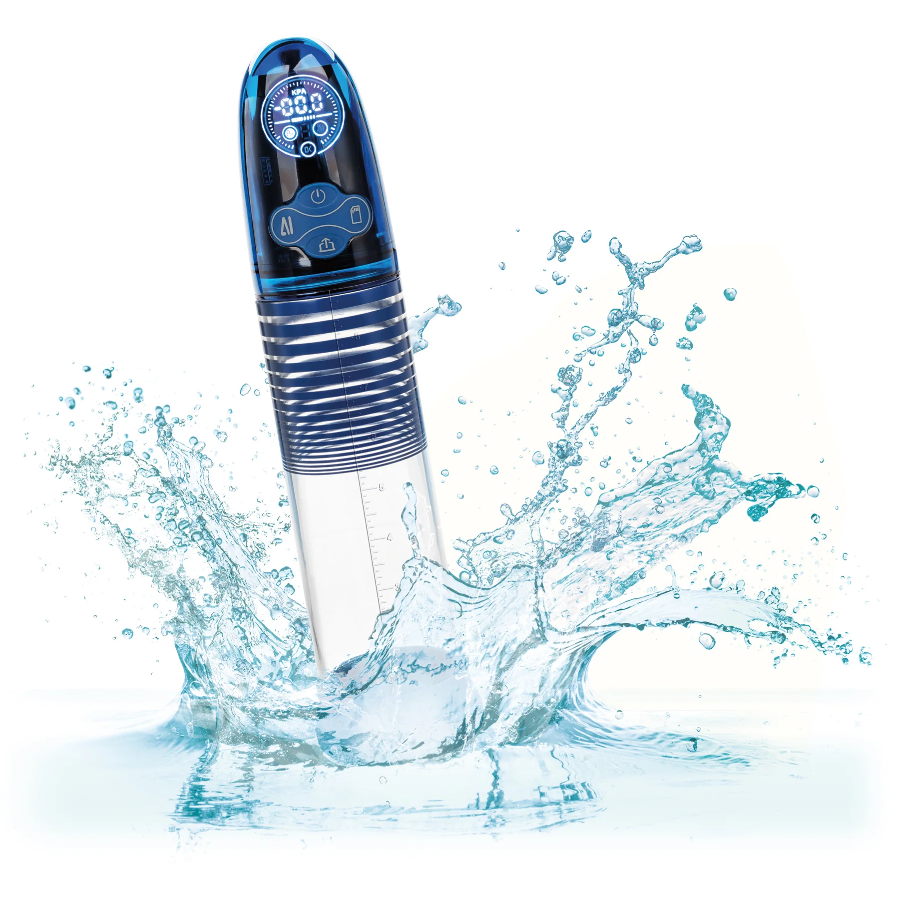 Optimum Series® Ultimate Waterproof Smart Pump™ Rechargeable Penis Pump - Image 5