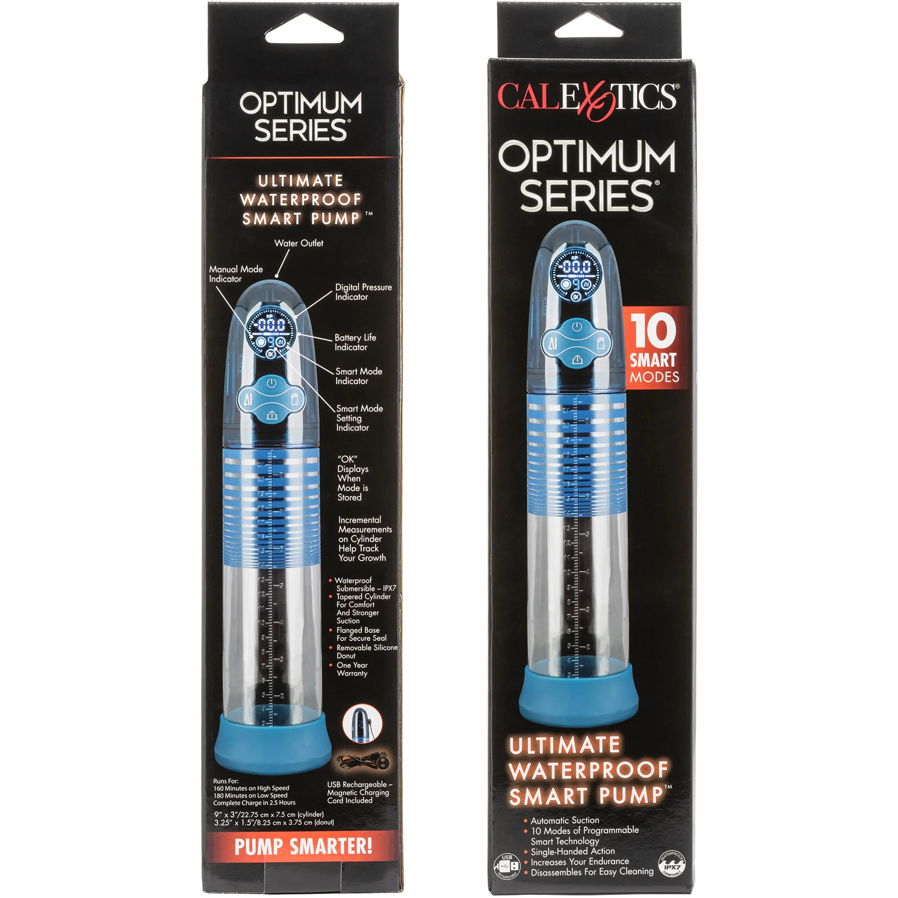 Optimum Series® Ultimate Waterproof Smart Pump™ Rechargeable Penis Pump - Image 7