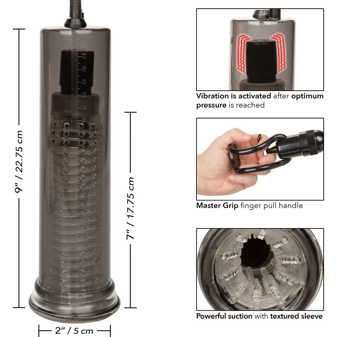 Optimum Series Vibro Air Rechargeable Penis Pump By CalExotics - Image 11