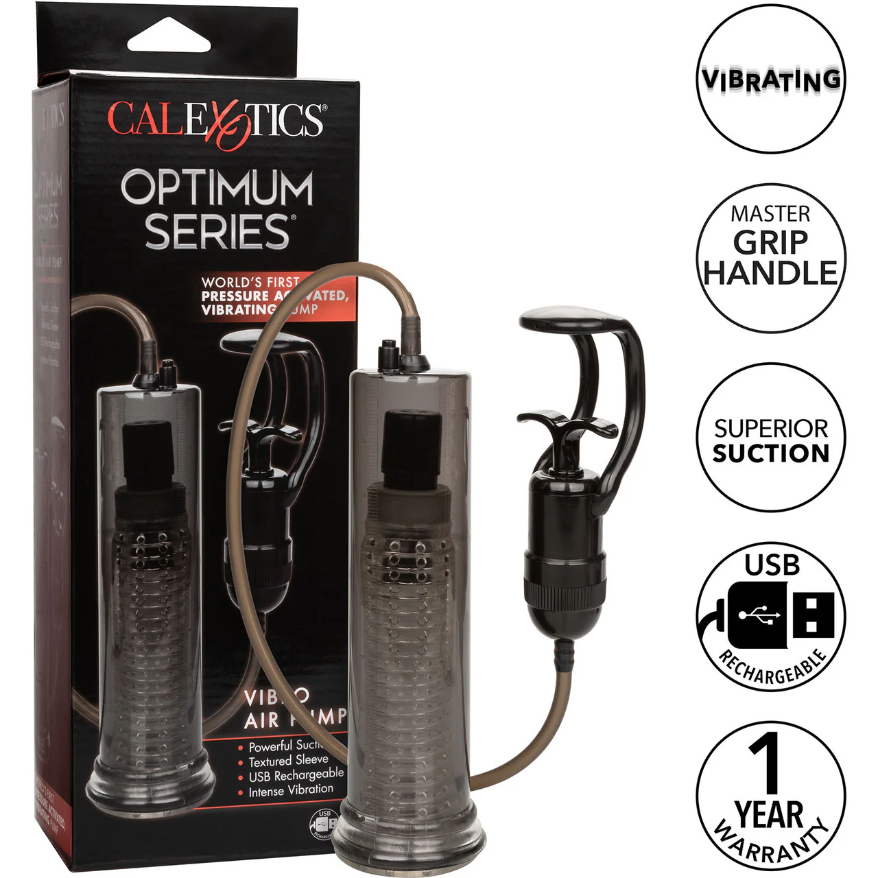 Optimum Series Vibro Air Rechargeable Penis Pump By CalExotics - Image 12
