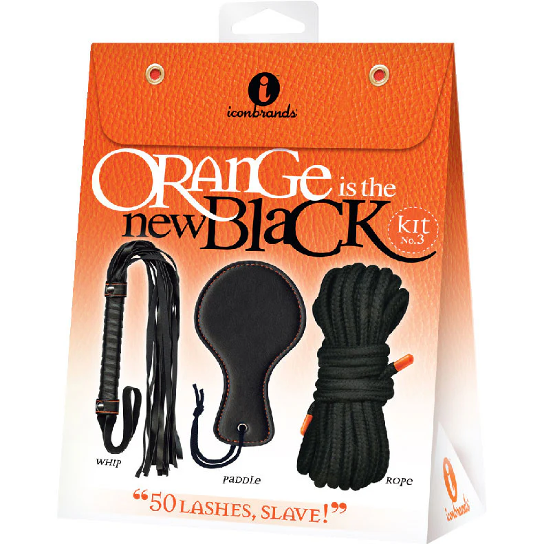 Orange Is The New Black 50 Lashes Slave BDSM Kit - Image 2