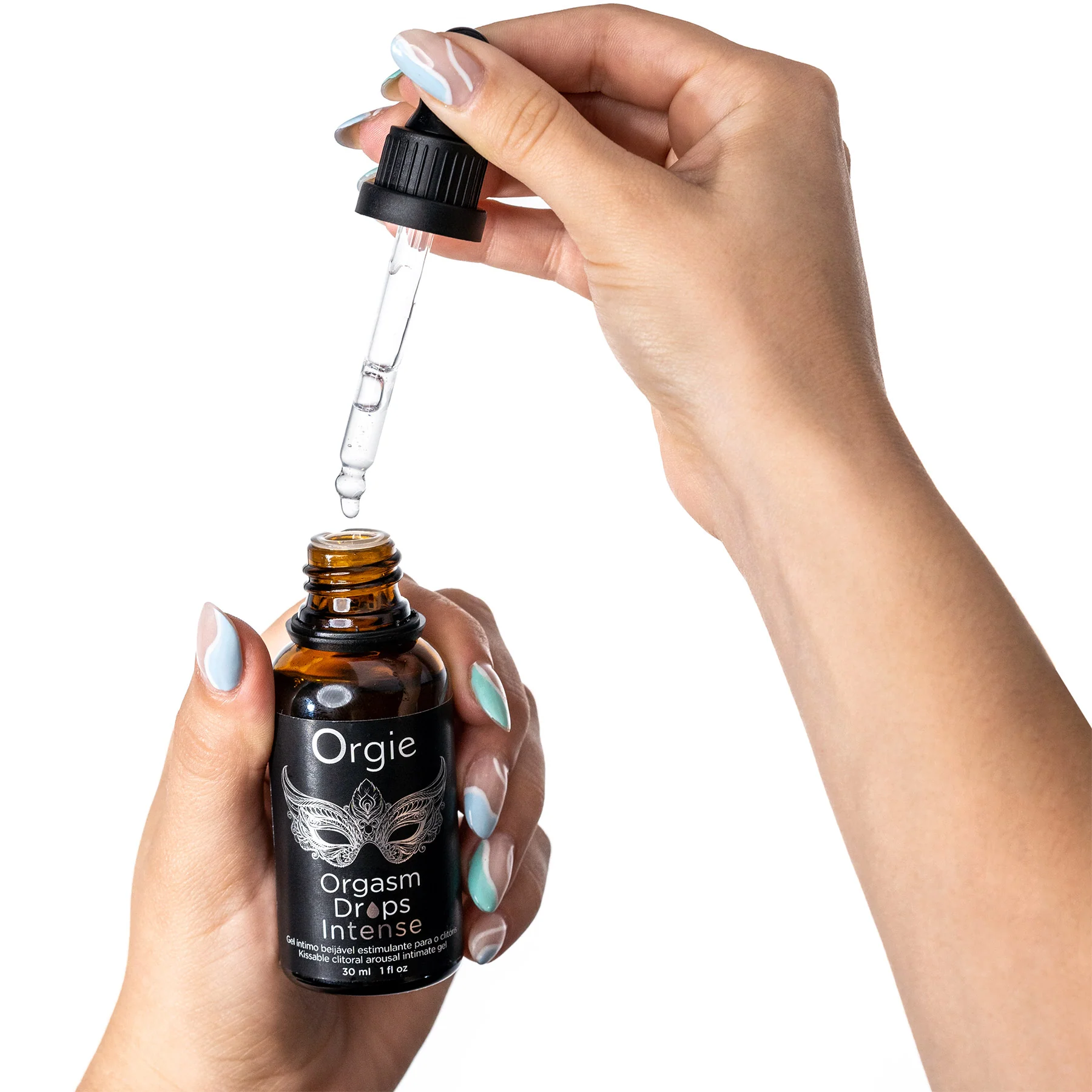 Orgie Orgasm Drops Intense - Red Apple 1 fl oz - Image 2