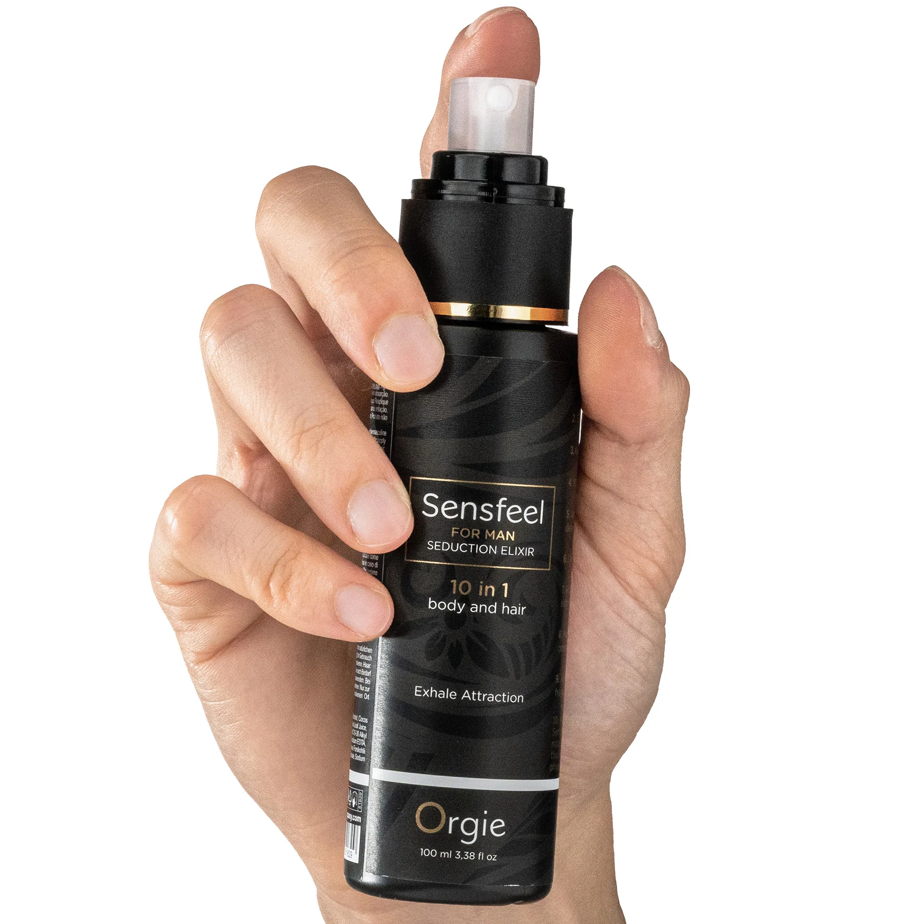 Orgie Sensfeel Seduction Elixir 10 In 1 For Men Pheromone Booster 3.38 fl oz - Image 2