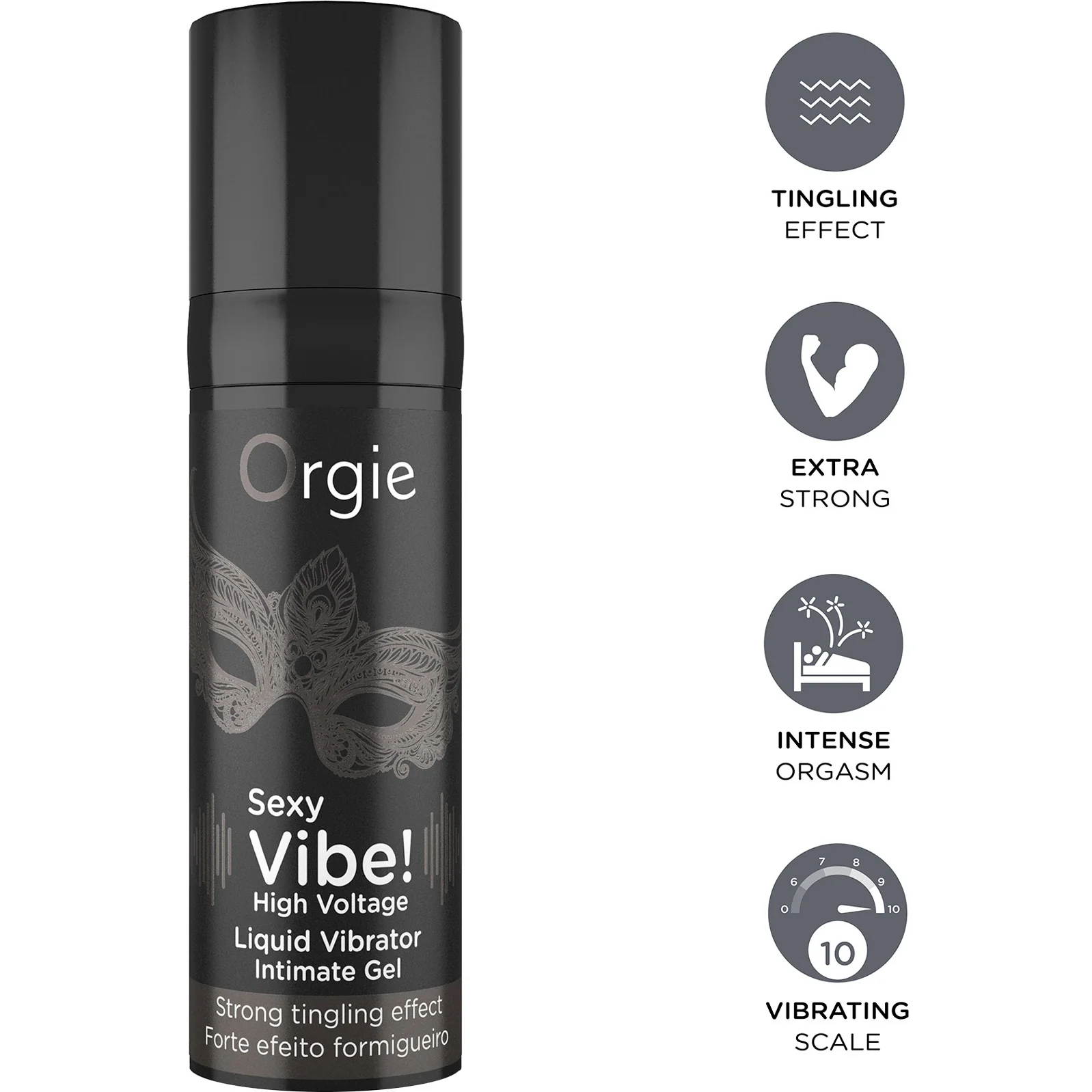 Orgie Sexy Vibe! High Voltage Intimate Arousal Gel 0.5 fl oz - Image 3