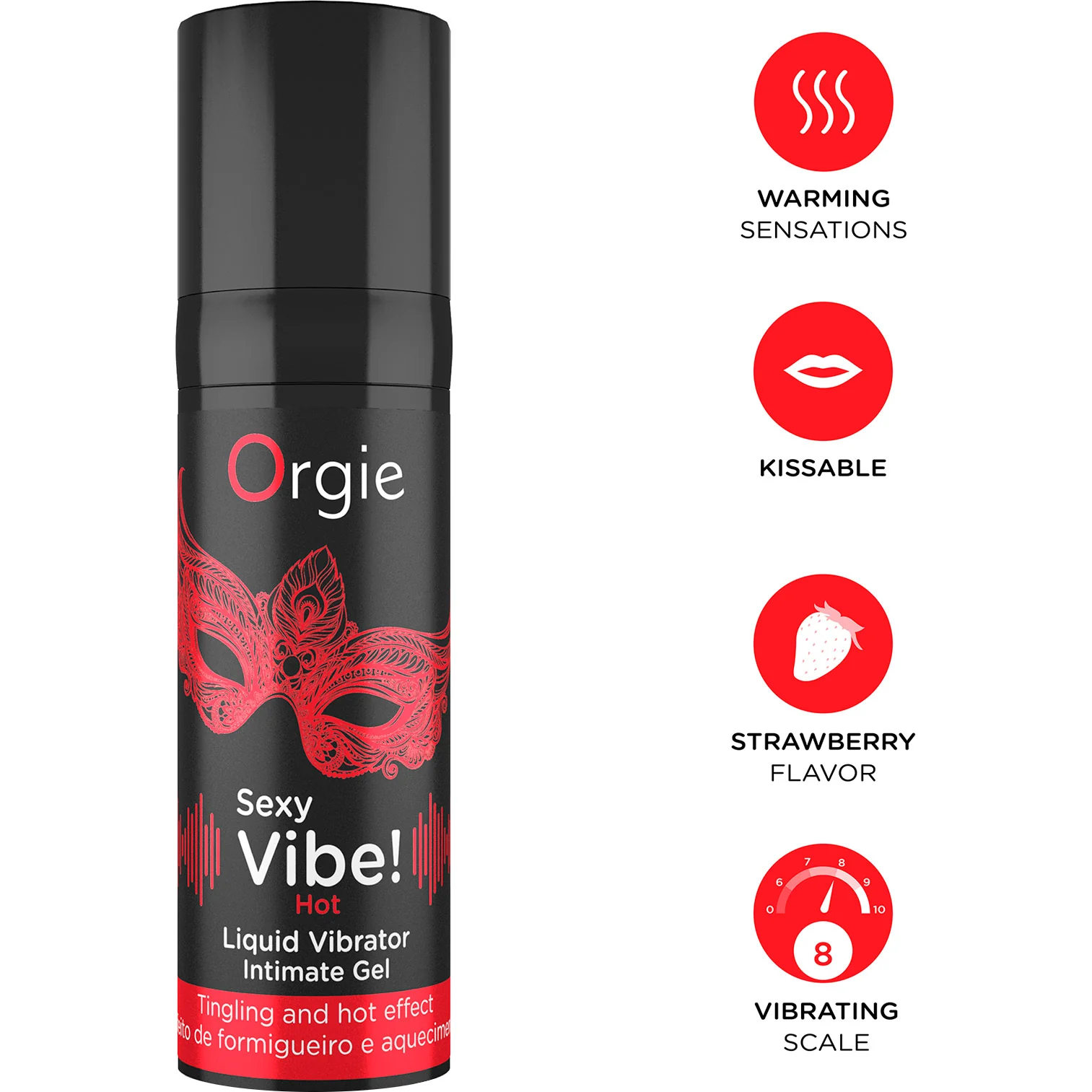 Orgie Sexy Vibe! Hot Intimate Arousal Gel 0.5 fl oz - Image 3