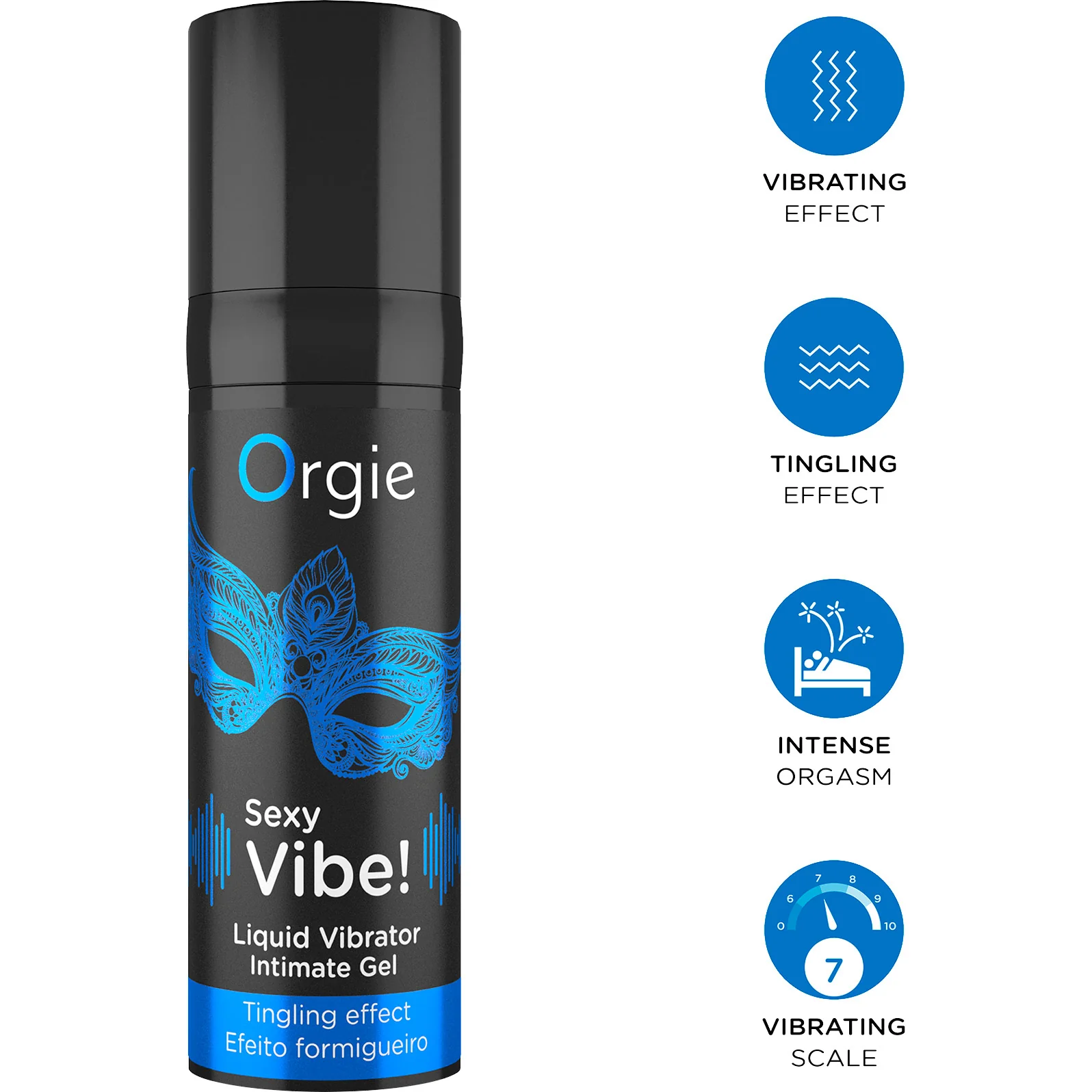 Orgie Sexy Vibe! Liquid Vibrator Intimate Arousal Gel 0.5 fl oz - Image 3