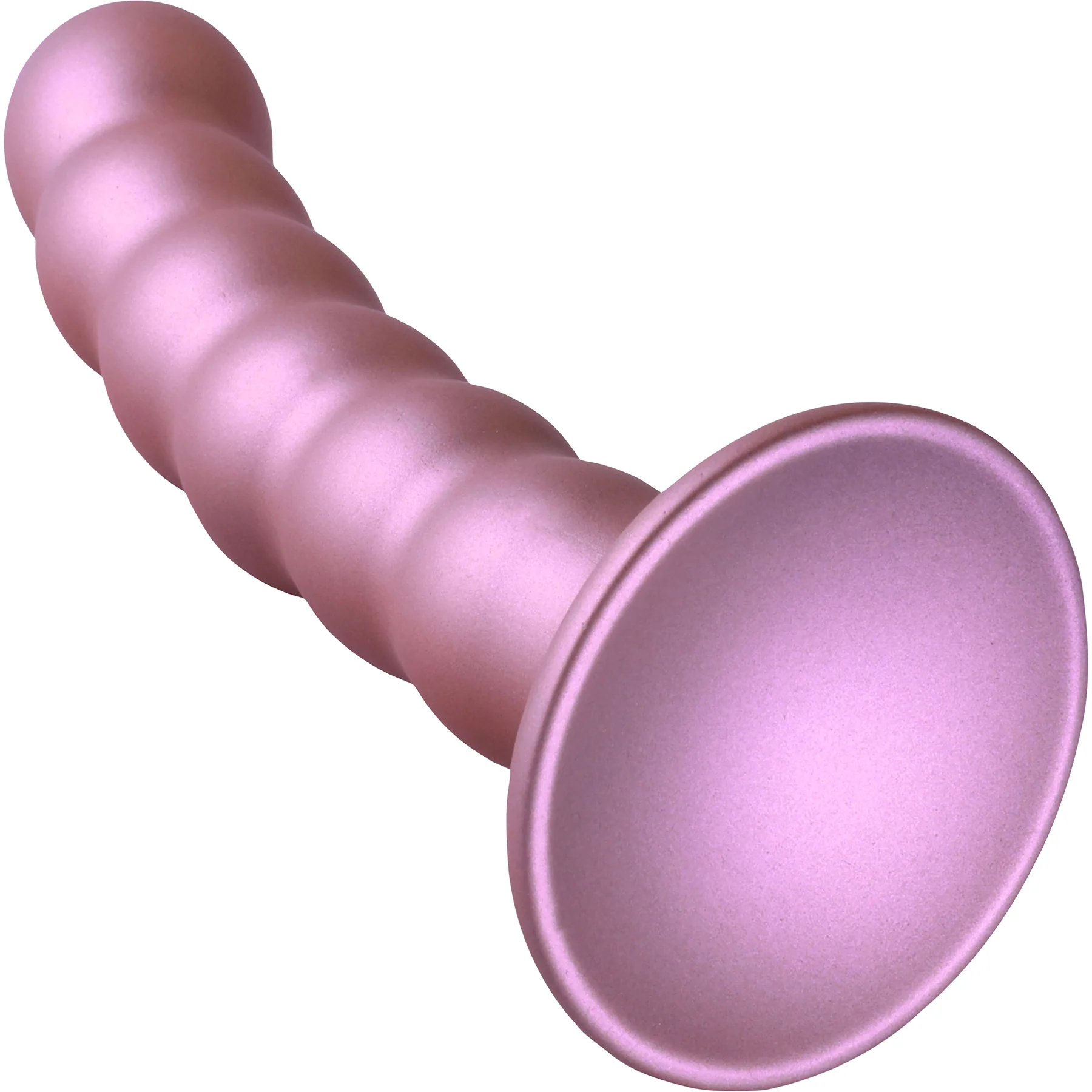 Ouch! 5" Beaded Silicone Suction Cup G-Spot Dildo - Image 13