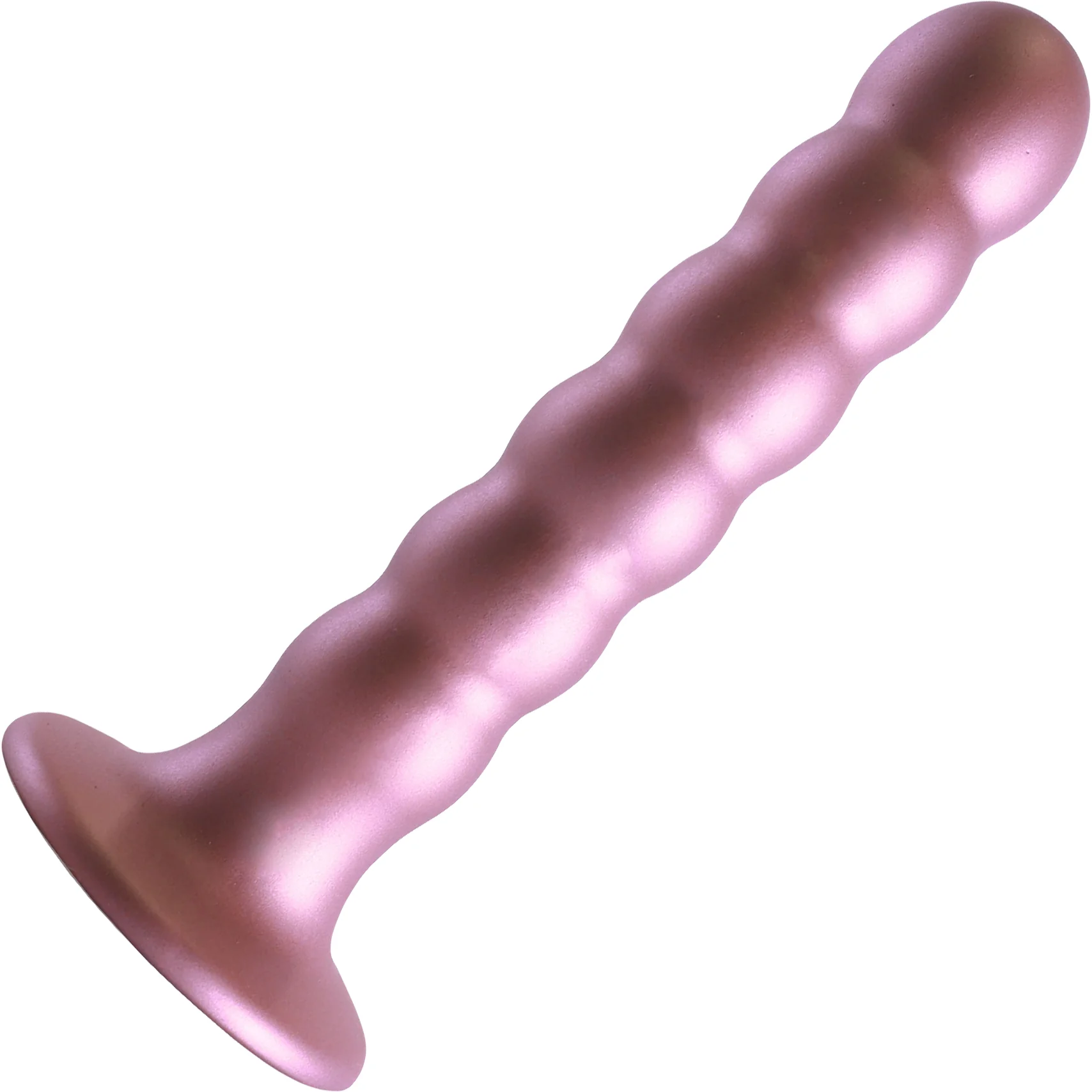 Ouch! 5" Beaded Silicone Suction Cup G-Spot Dildo - Image 14