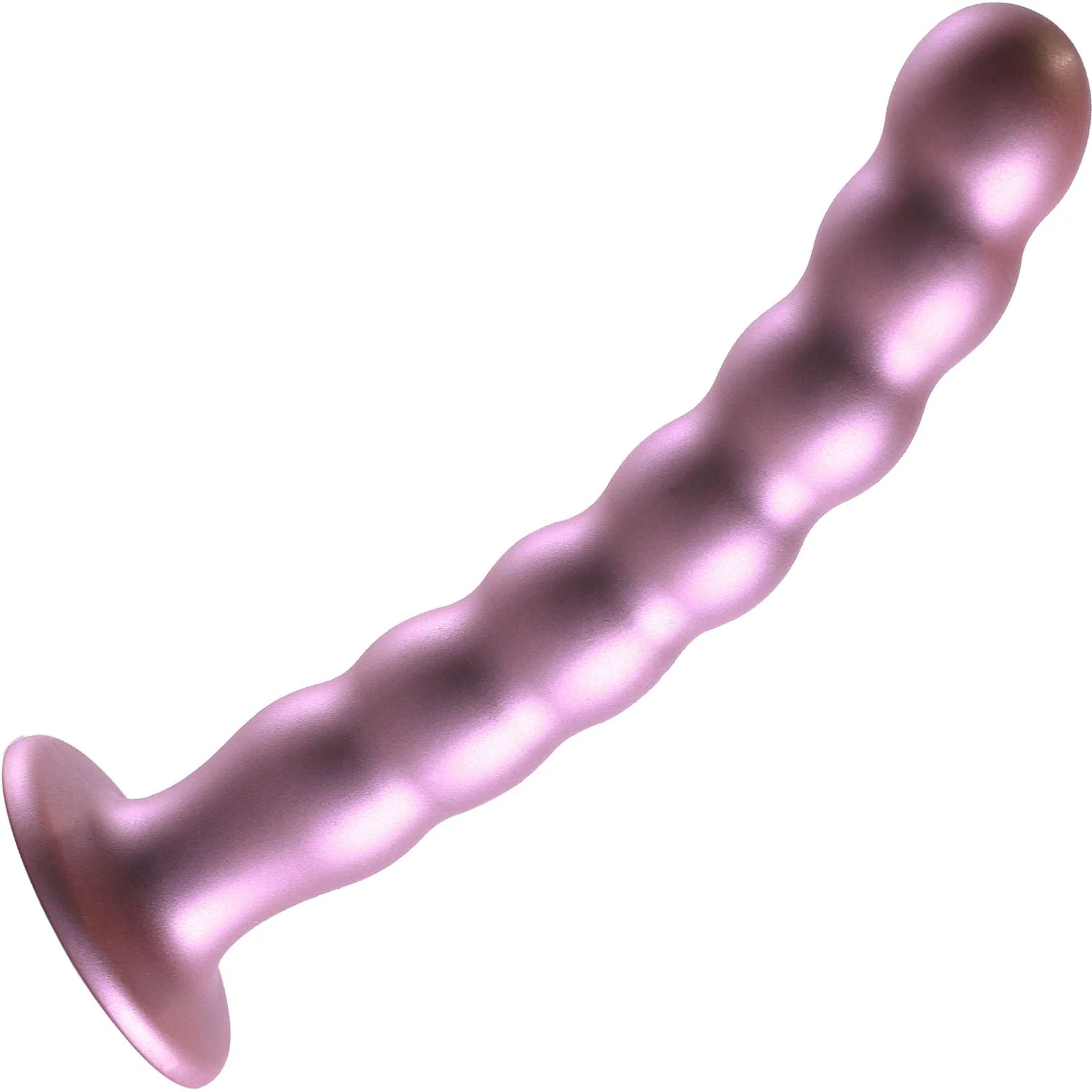 Ouch! 8" Beaded Silicone Suction Cup G-Spot Dildo - Image 13