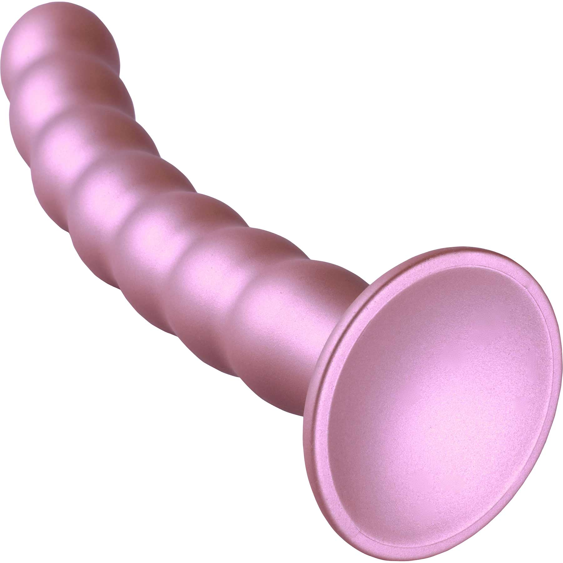 Ouch! 8" Beaded Silicone Suction Cup G-Spot Dildo - Image 14