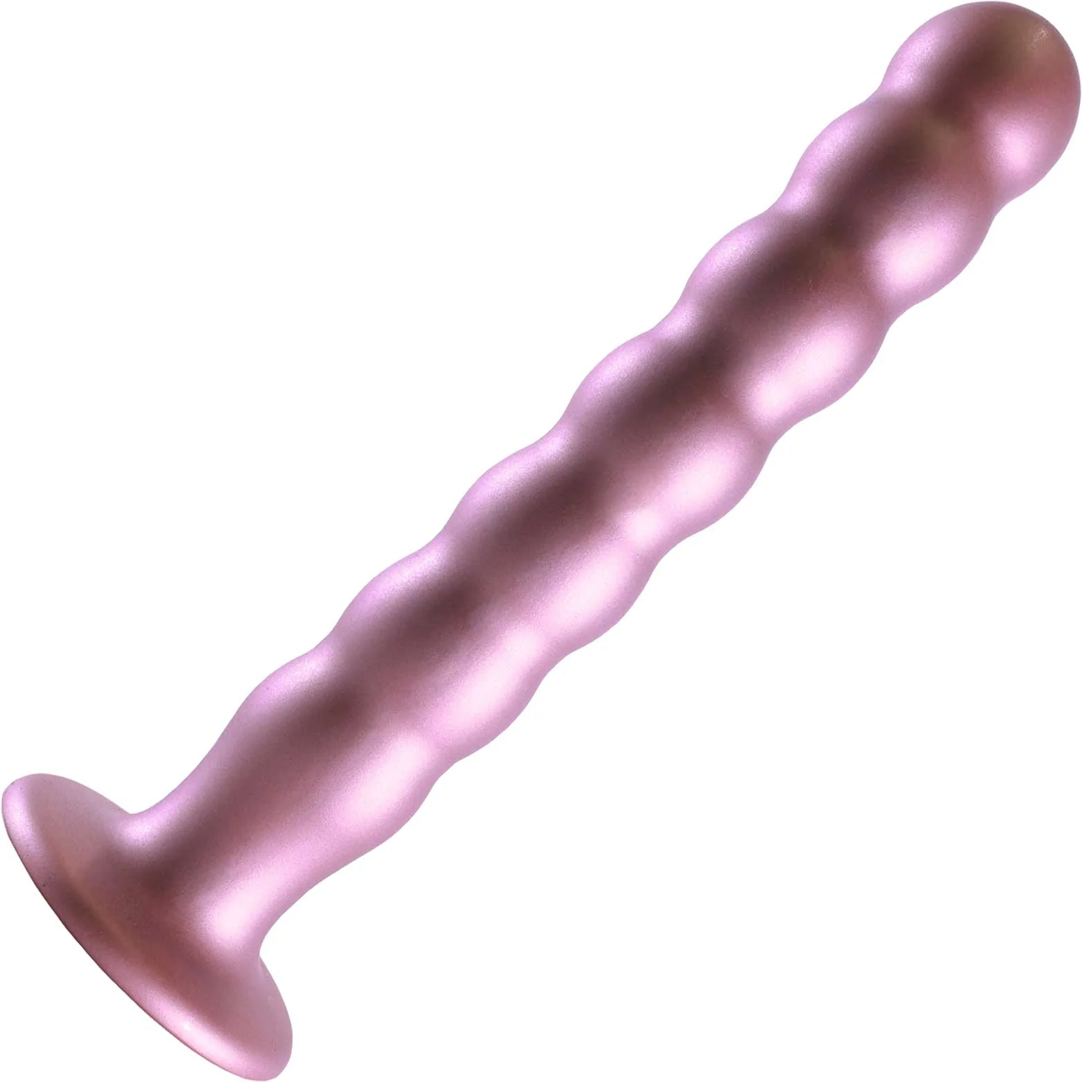Ouch! 8" Beaded Silicone Suction Cup G-Spot Dildo - Image 15