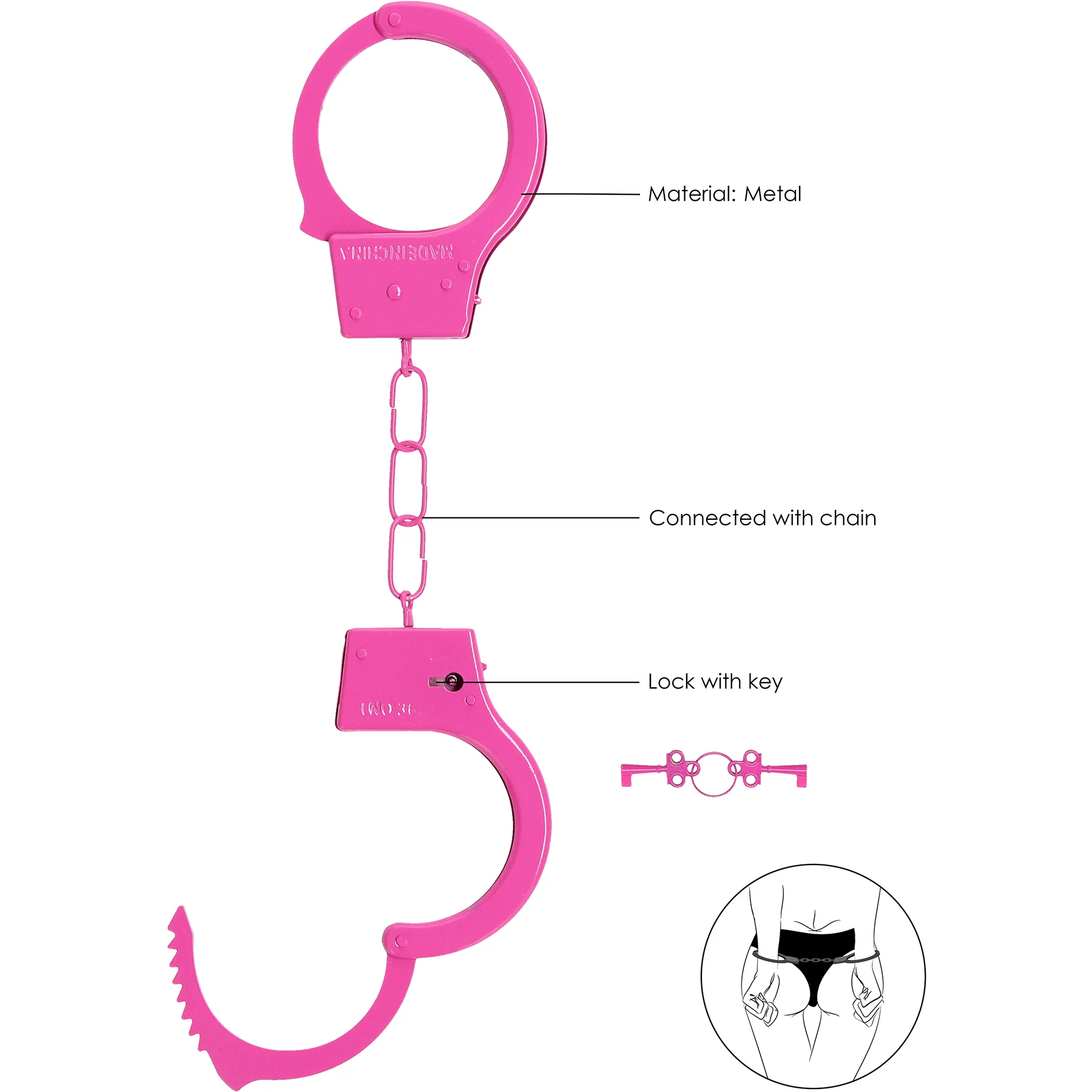 Ouch! Beginners Handcuffs - Image 12