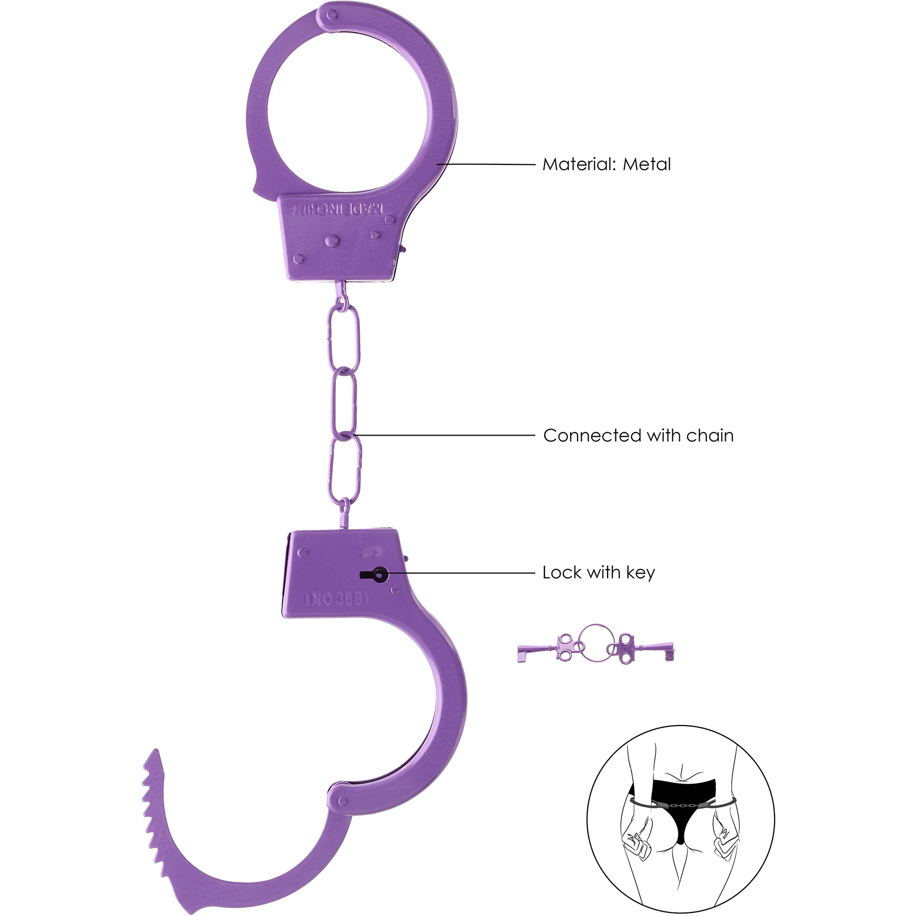 Ouch! Beginners Handcuffs - Image 19