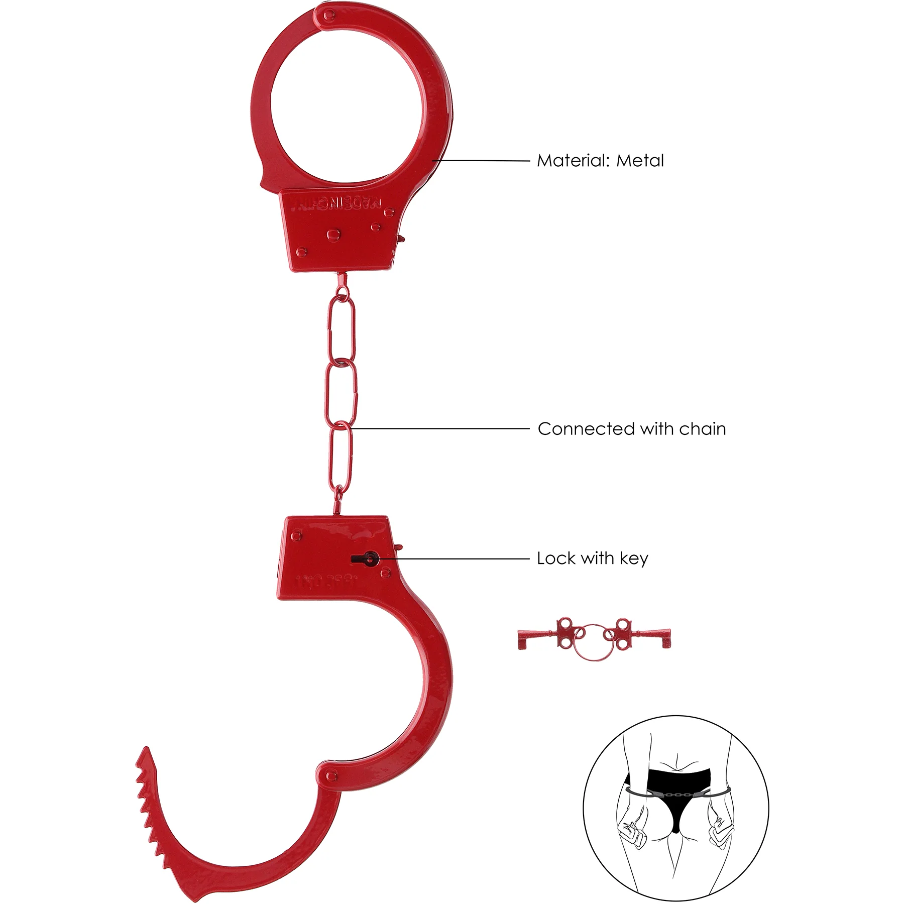 Ouch! Beginners Handcuffs - Image 5