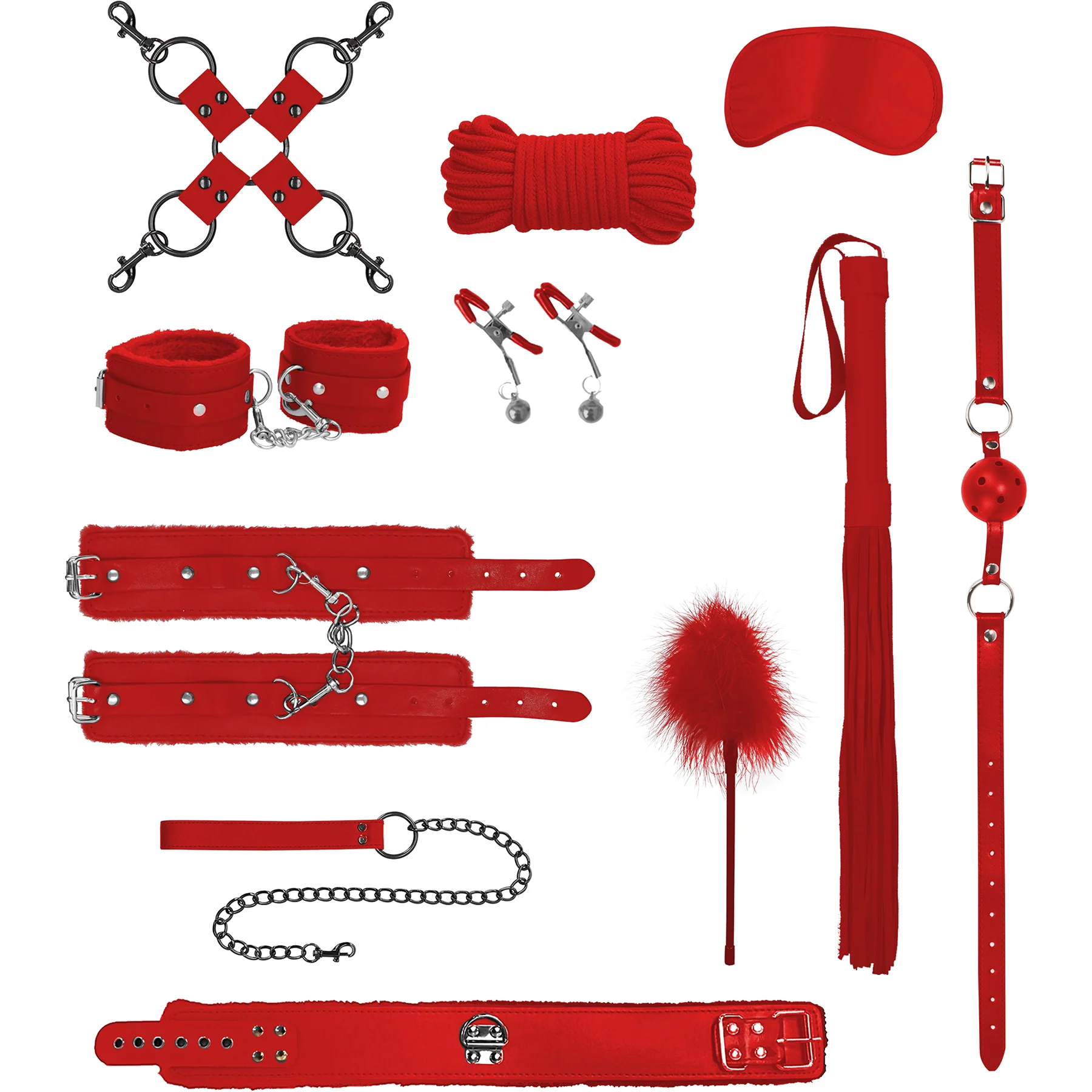 Ouch! Intermediate 10 Piece Bondage Kit - Image 14