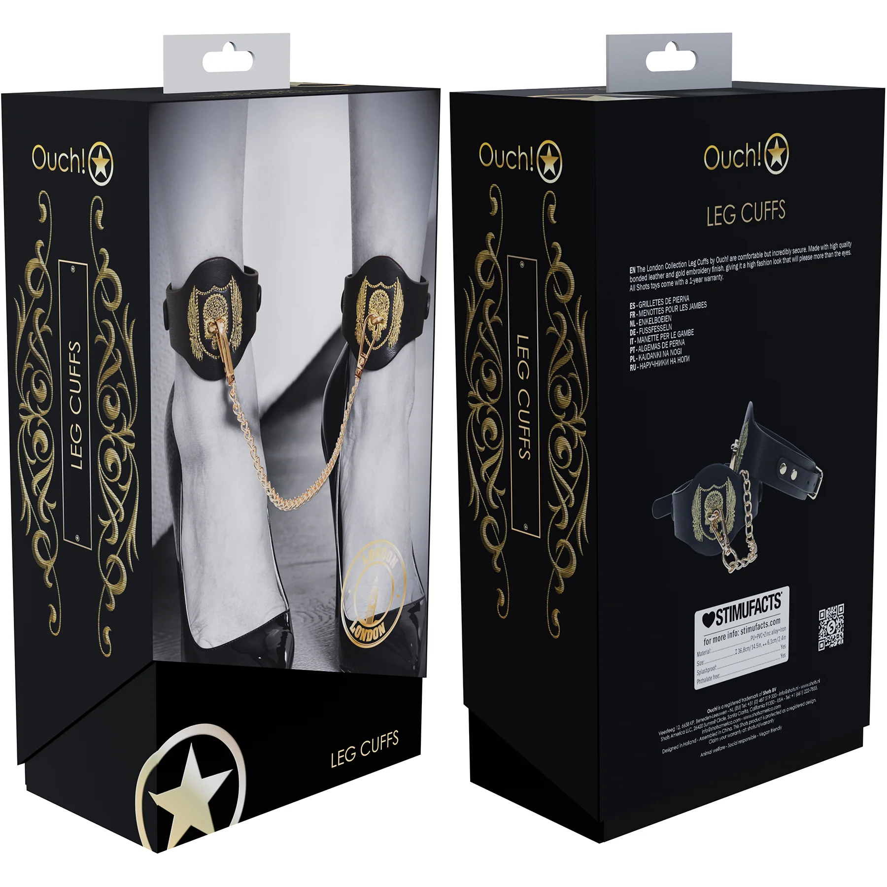Ouch! London Collection Ankle Cuffs - Image 6