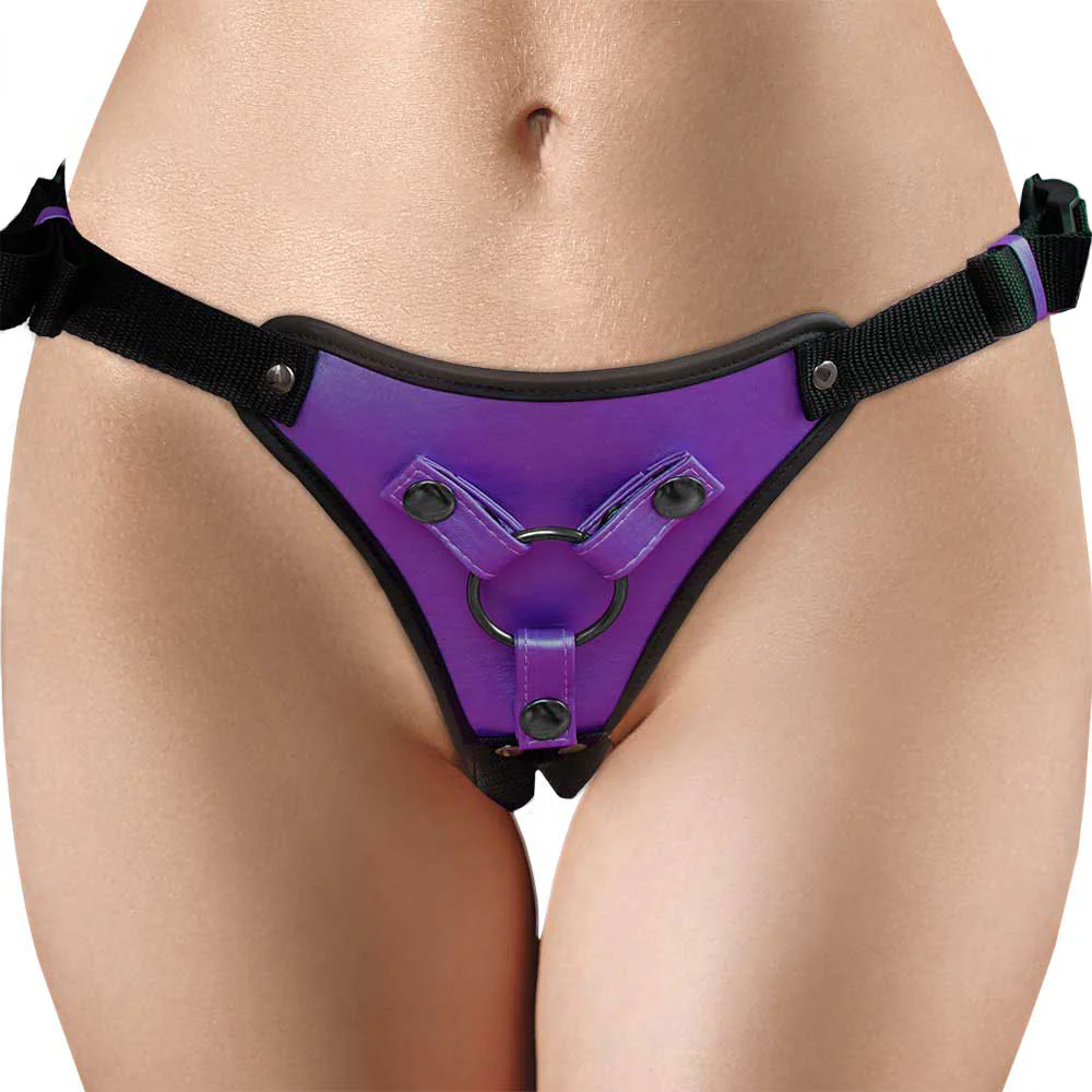 Ouch! Metallic Adjustable Strap On Harness - Image 4