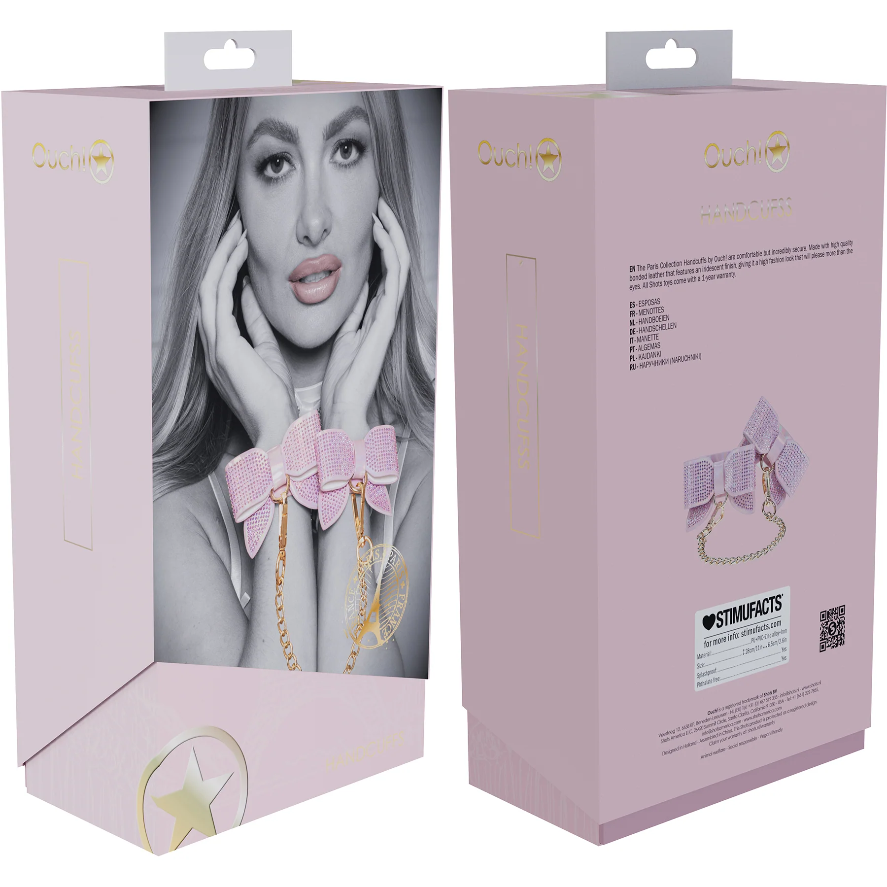 Ouch! Paris Collection Handcuffs - Image 5