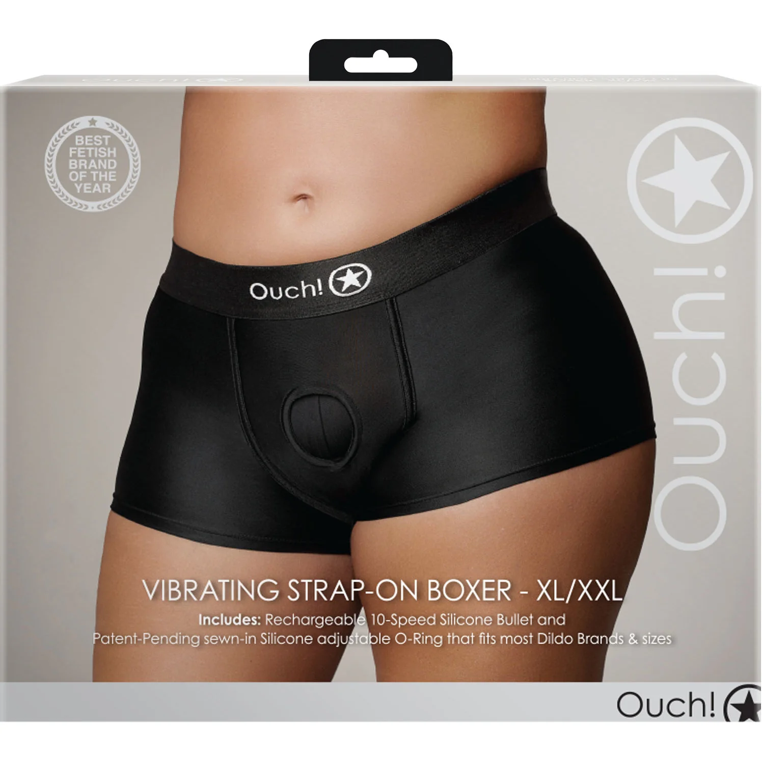 Ouch! Vibrating Strap-On Boxer - Image 13