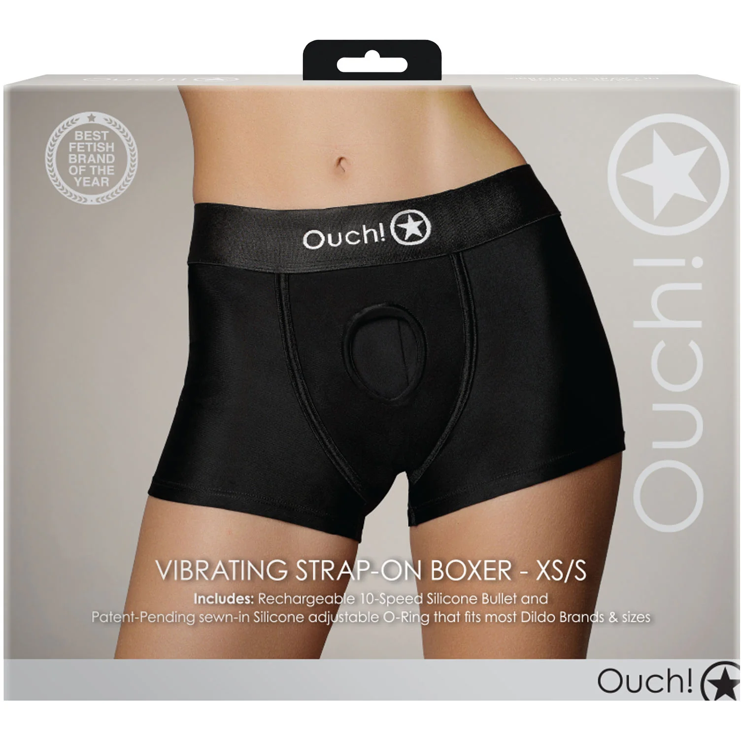 Ouch! Vibrating Strap-On Boxer - Image 5