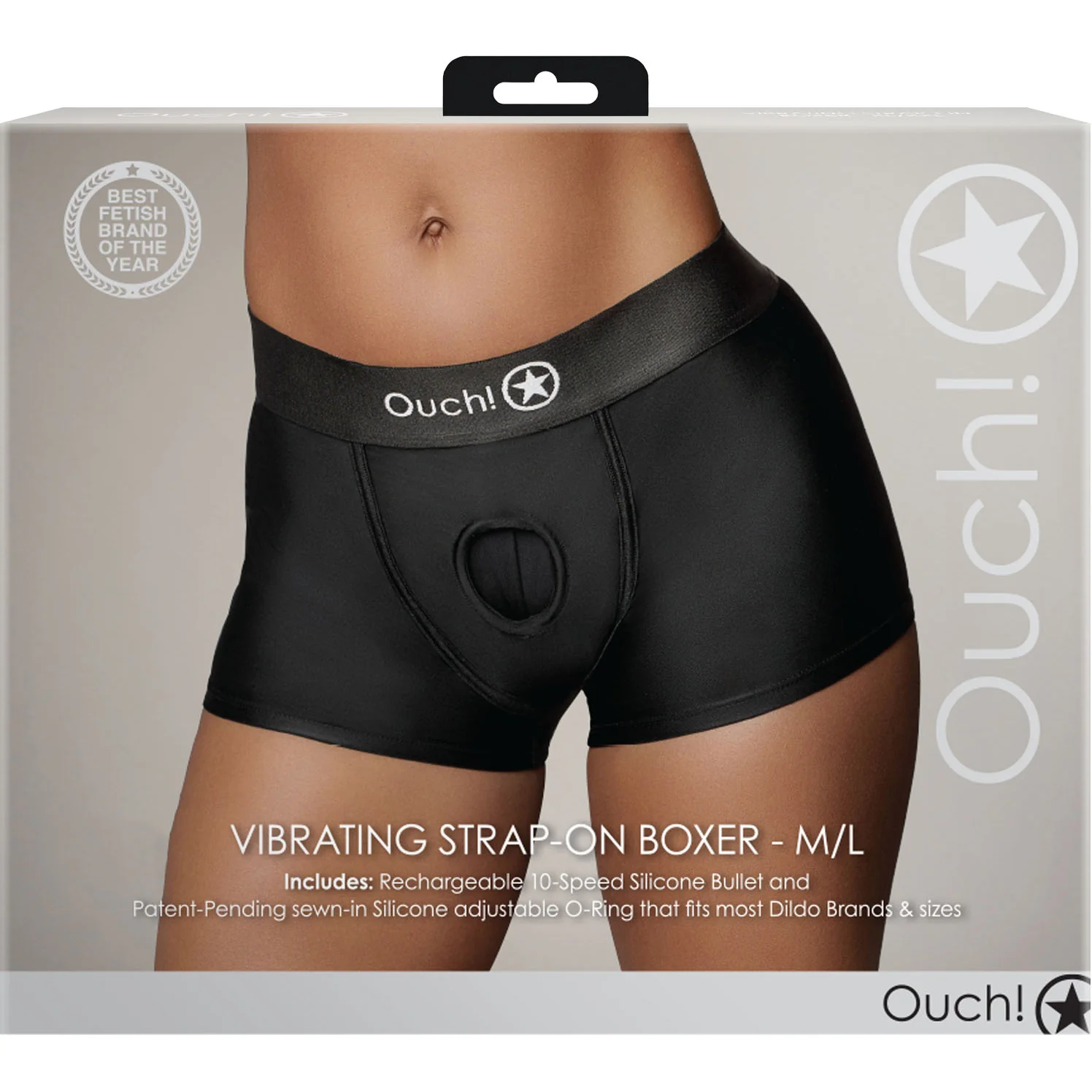 Ouch! Vibrating Strap-On Boxer - Image 9