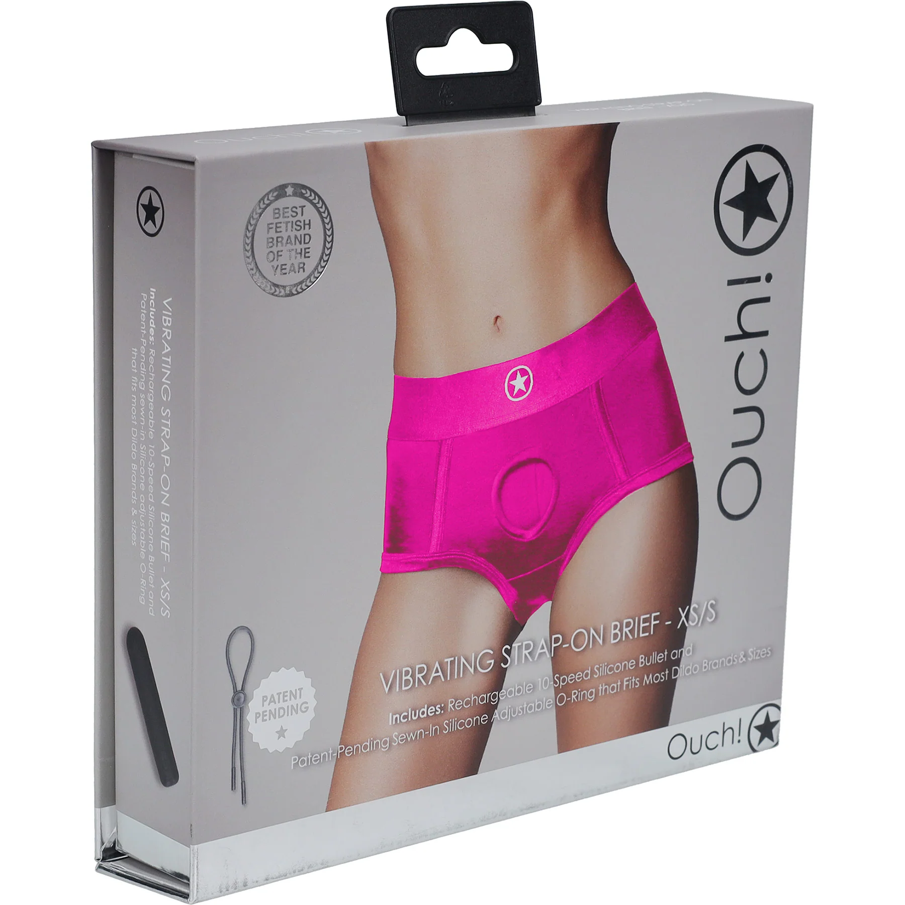Ouch! Vibrating Strap-On Brief - Image 17