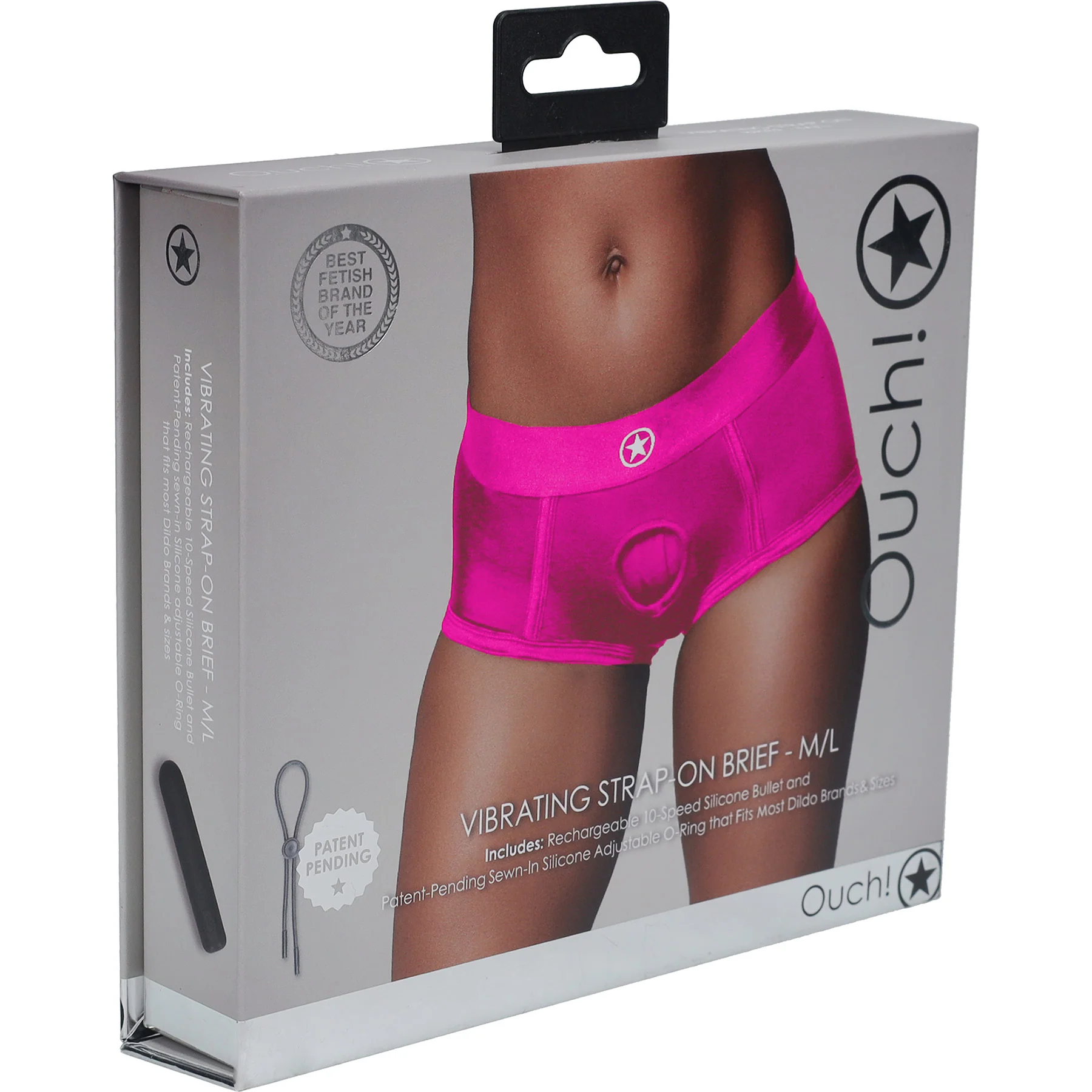 Ouch! Vibrating Strap-On Brief - Image 20